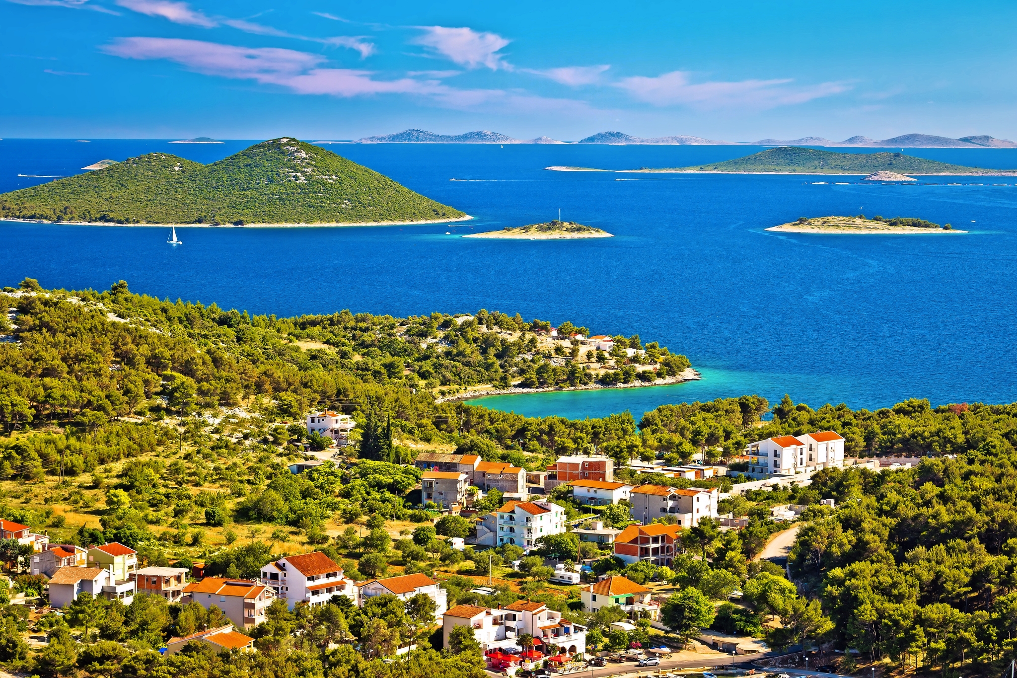 Die Kornaten oder Kornati-Inseln sind die grösste und dichteste Inselgruppe in der kroatischen Adria Bild