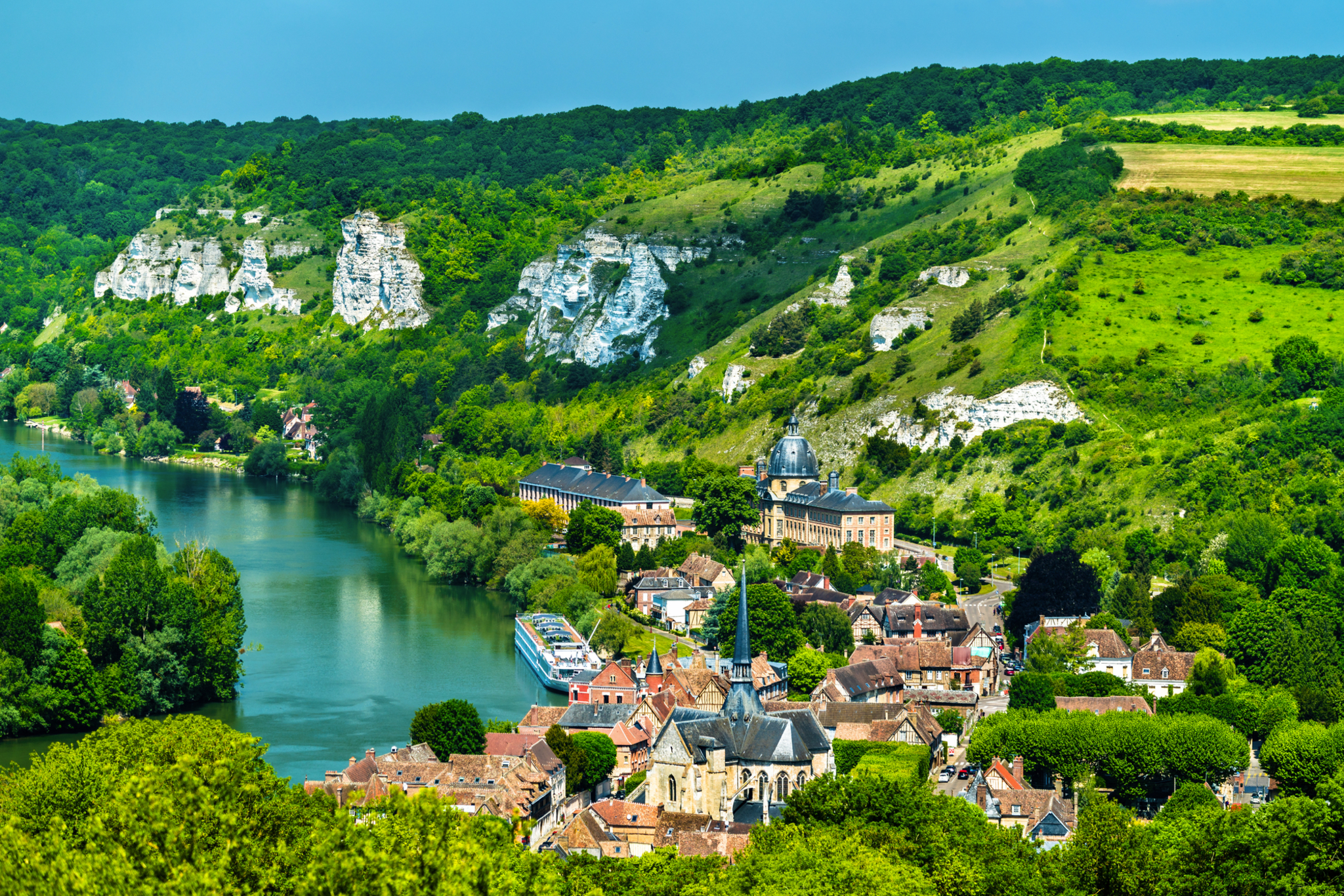 Fluss in der Bretagne Bild