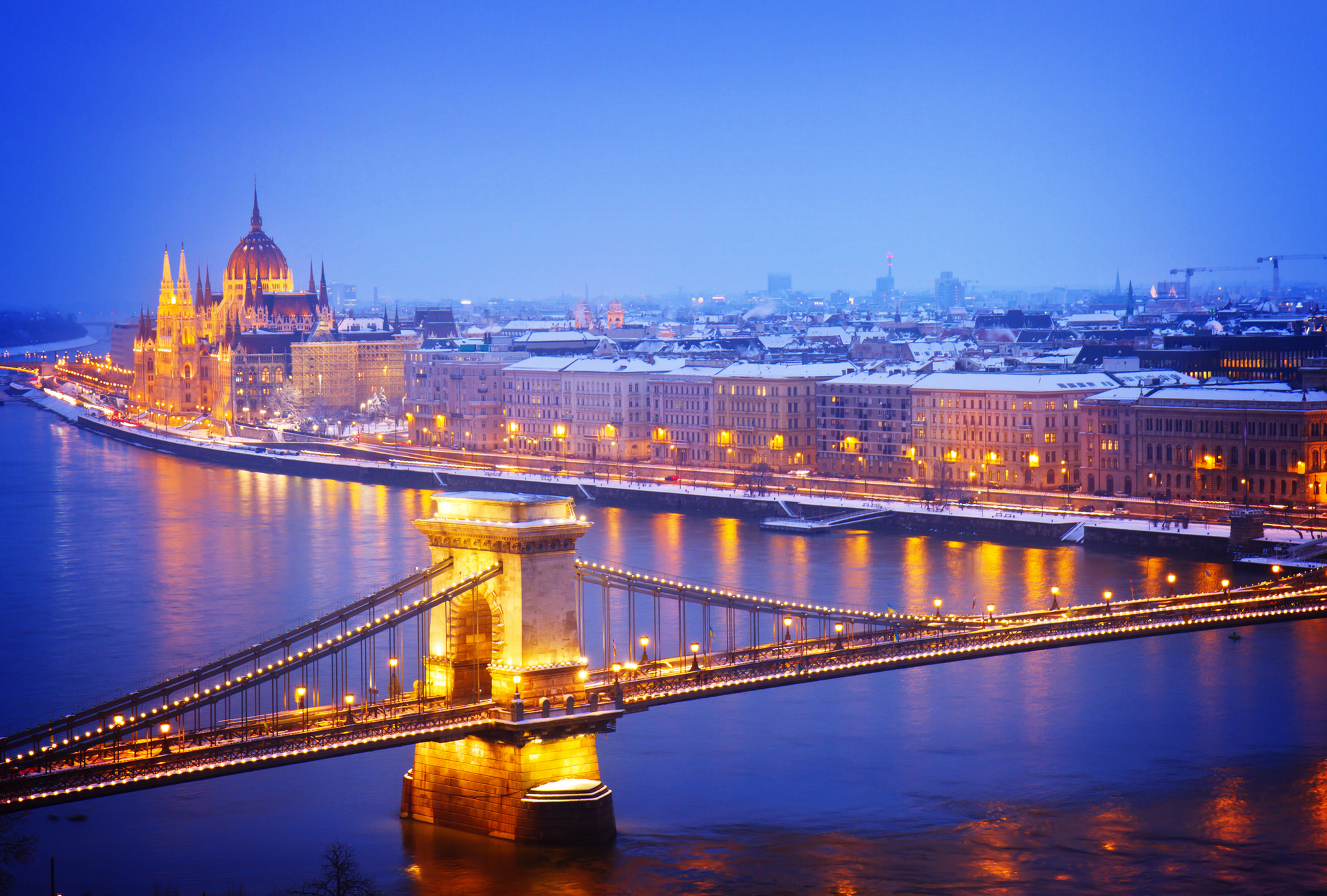 winterliches Budapest Bild