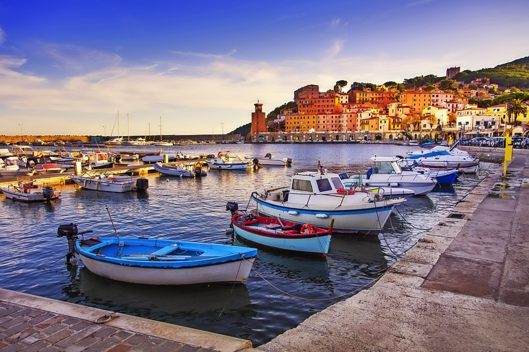 Hafen von Portoferraio Bild