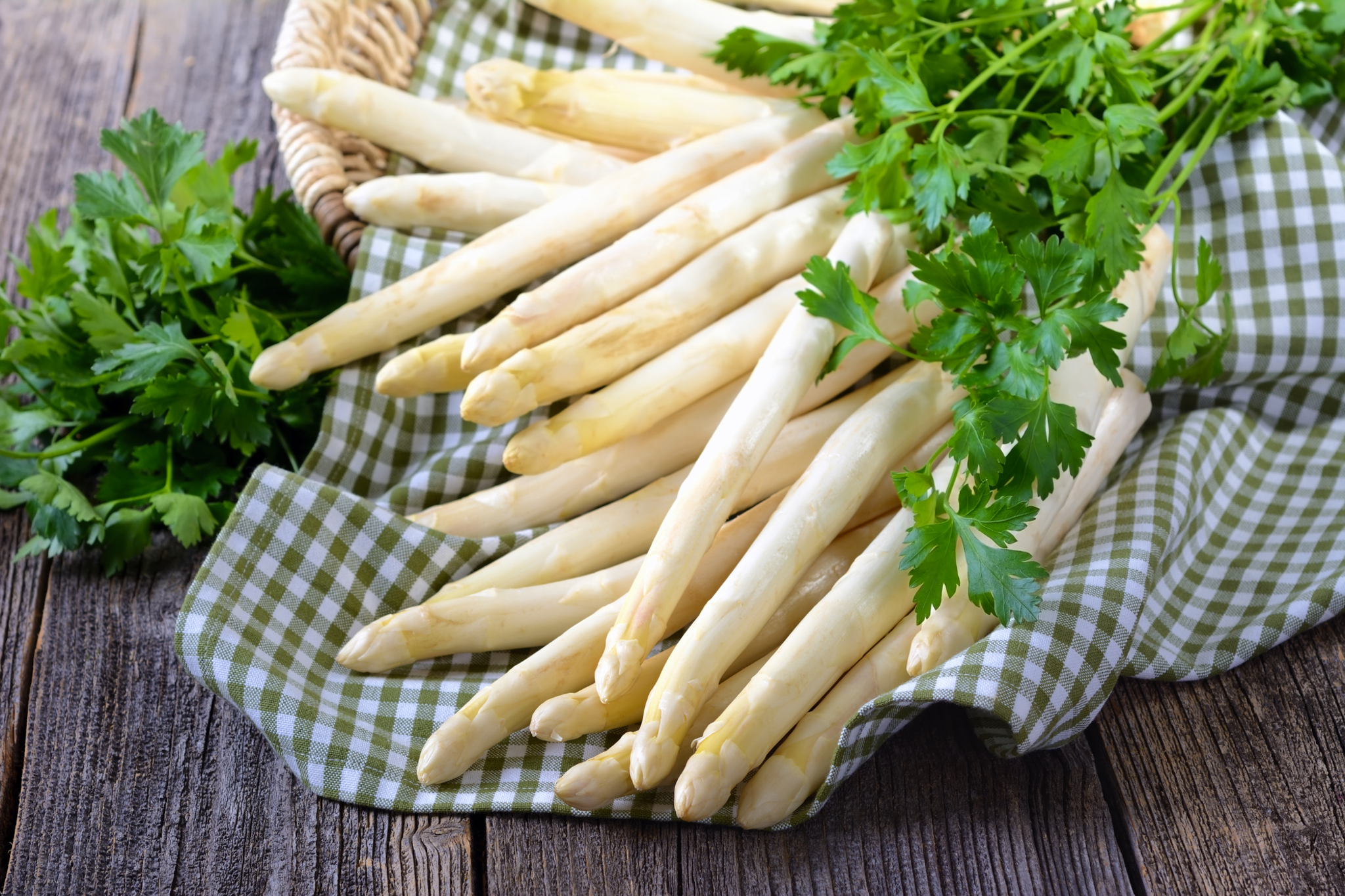 Spargel aus dem Boden des Markgräflerlandes Bild