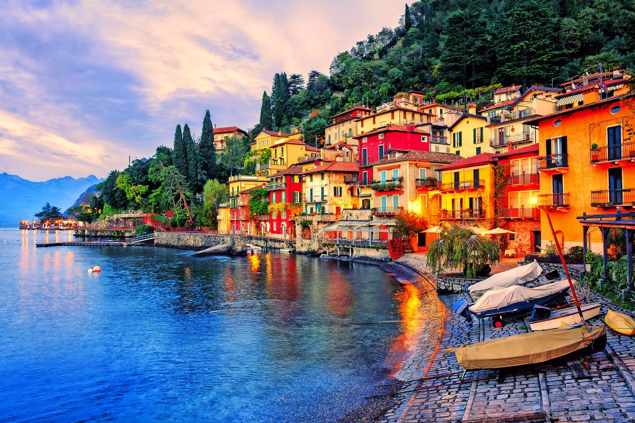 Menaggio am Comer See Bild