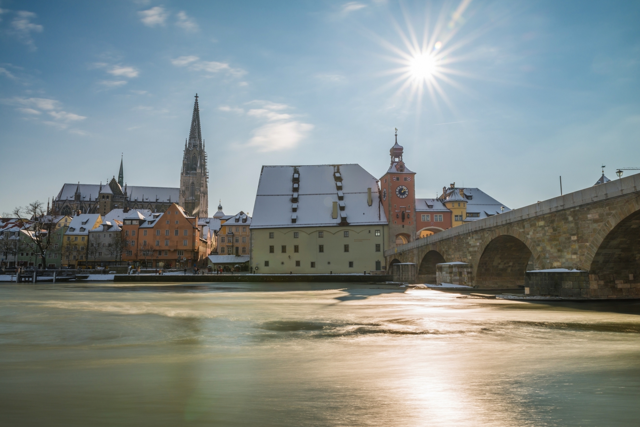Regensburg im Winter Bild