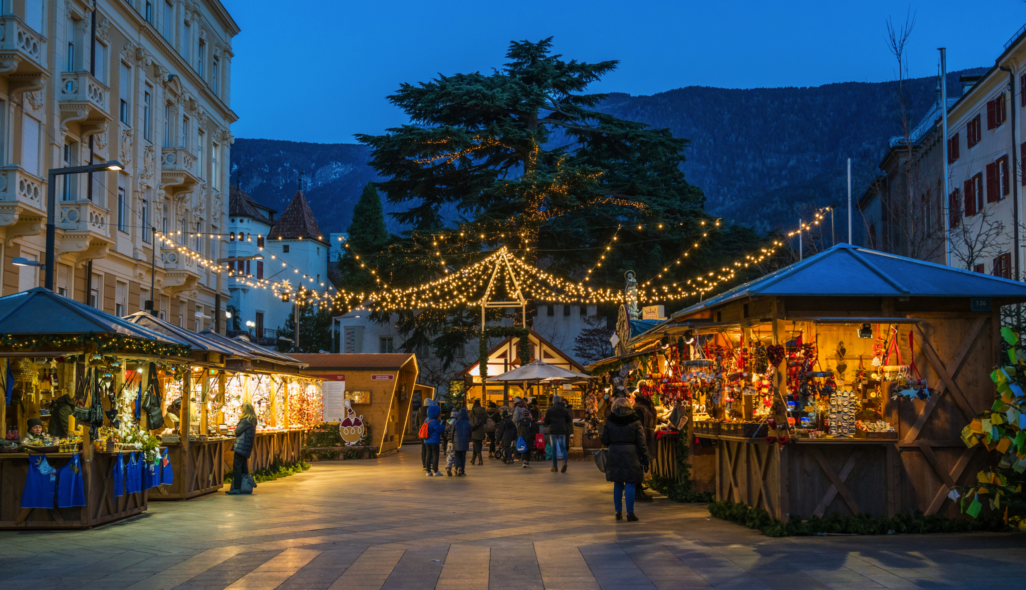Weihnachtsmarkt in Meran Bild