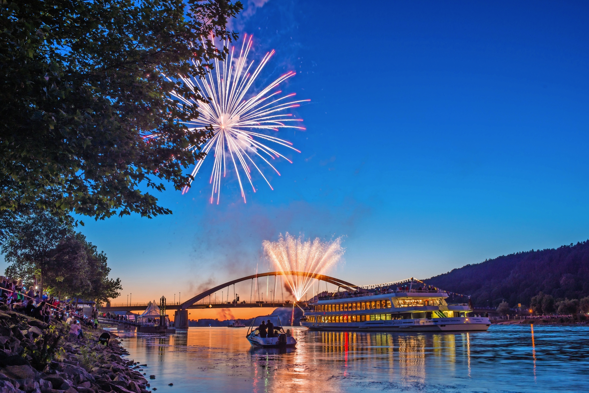 Silvester Regensburg Kristallflotte Bild