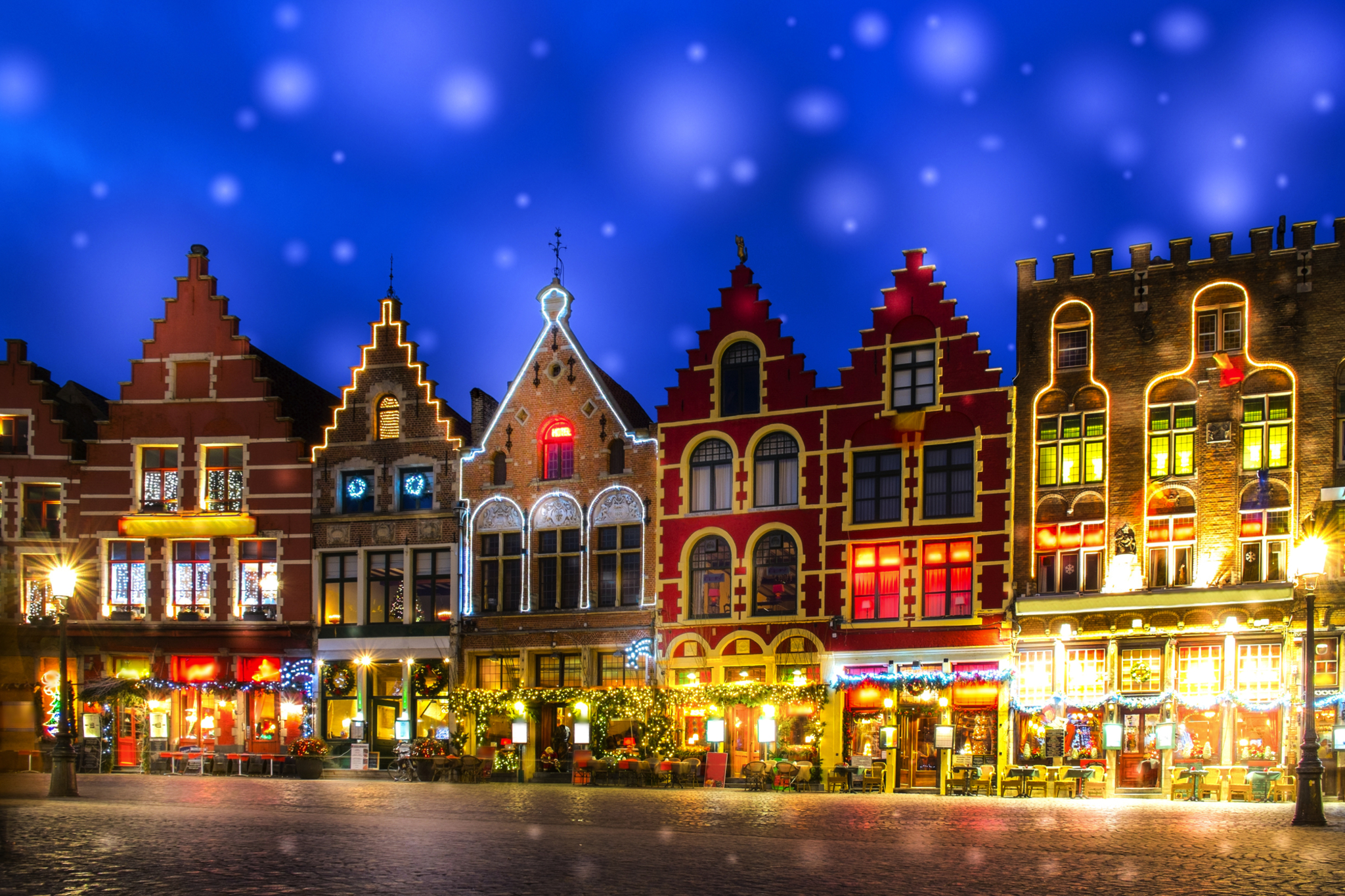 Weihnachtsmarkt in Brügge Bild