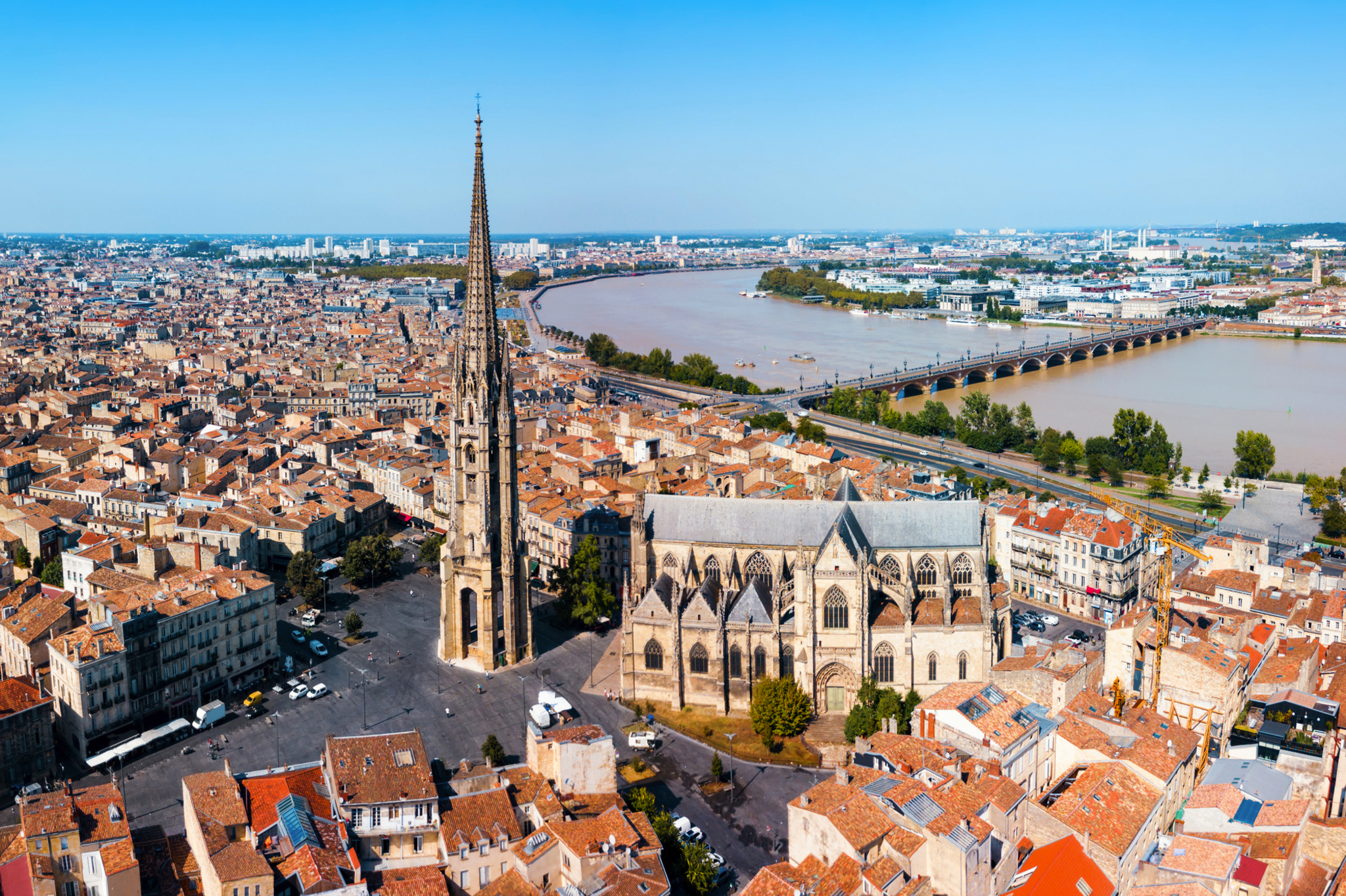 Panoramablick über Bordeaux Bild