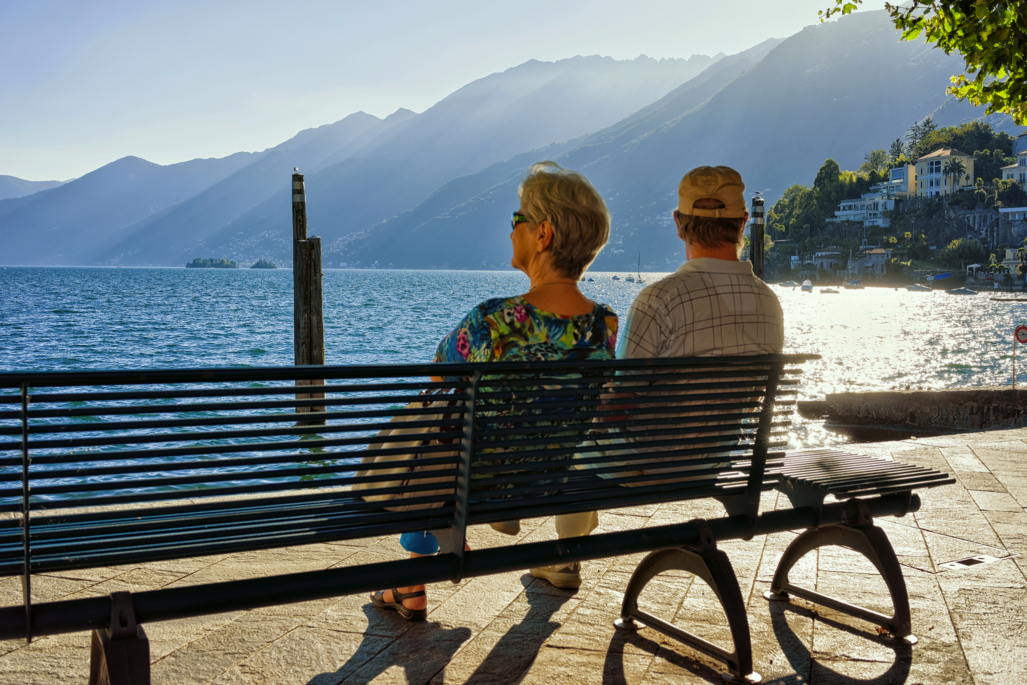 Blick auf den Lago Maggiore Bild