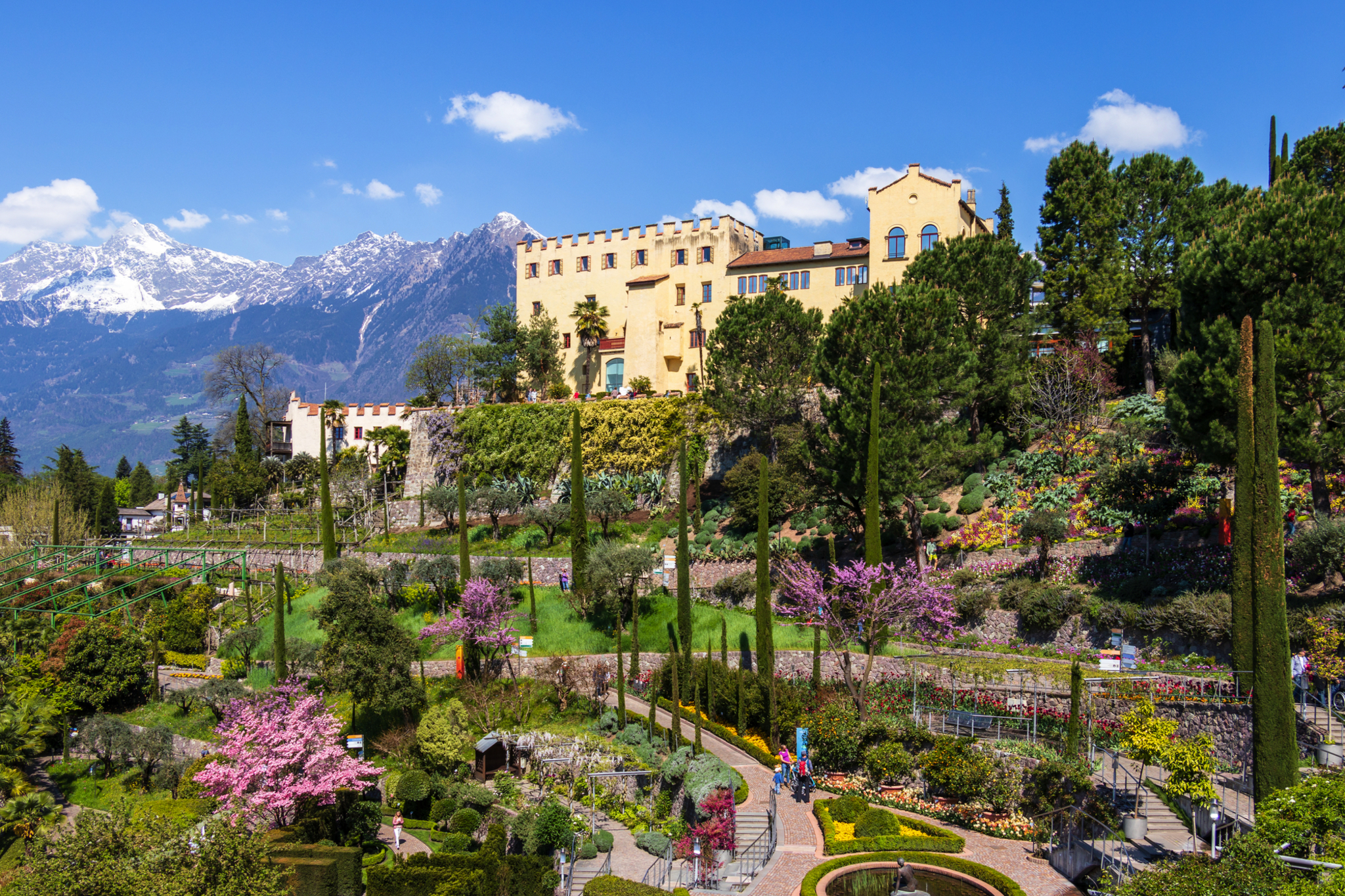 Schloss Trauttmansdorff in Meran, Italien Bild