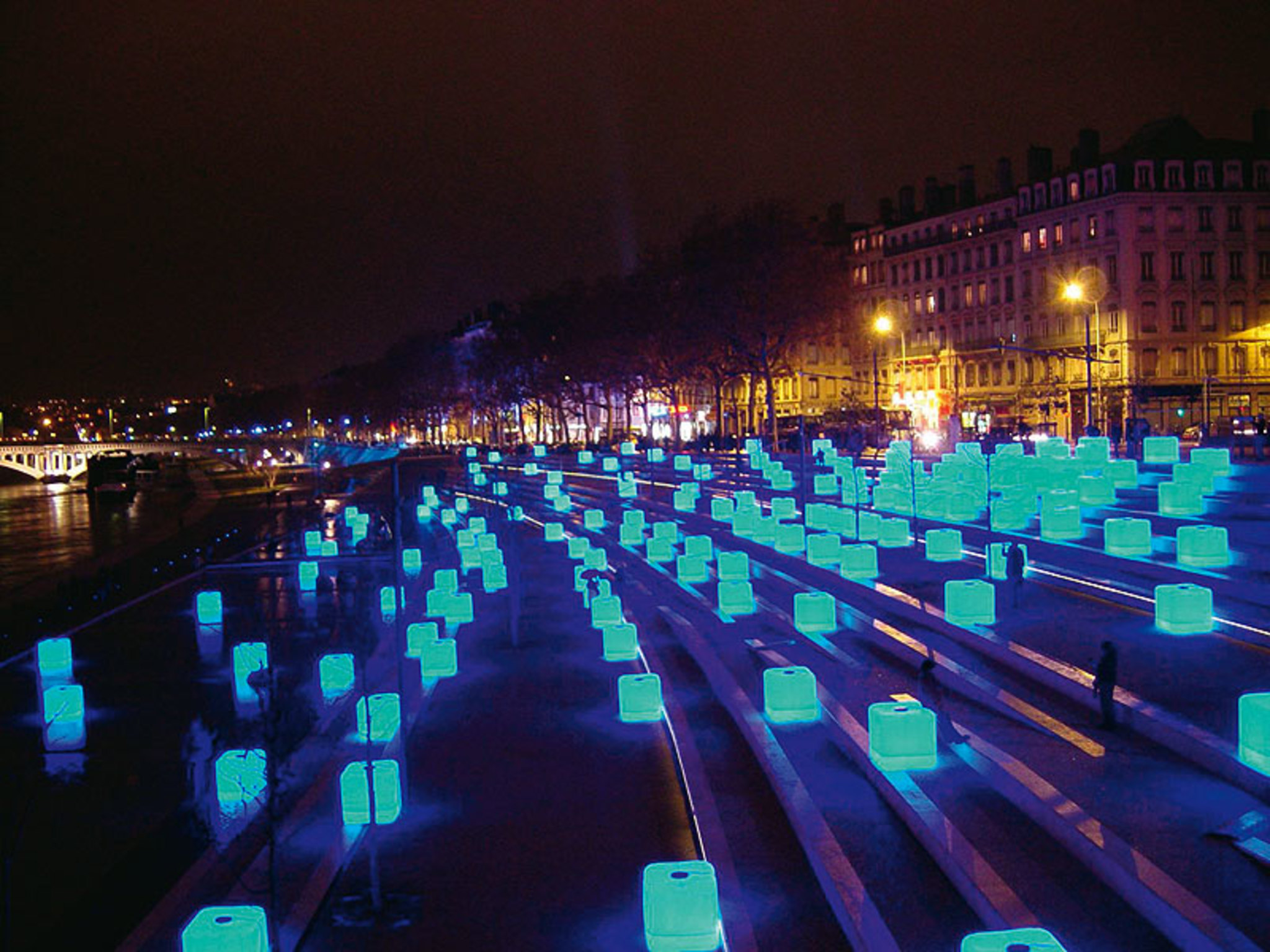Fête des Lumières, Lyon Bild