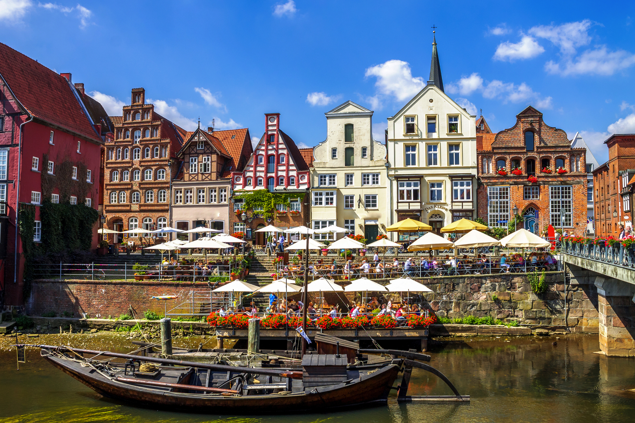 Stintmarkt am Lüneburger Hafen Bild