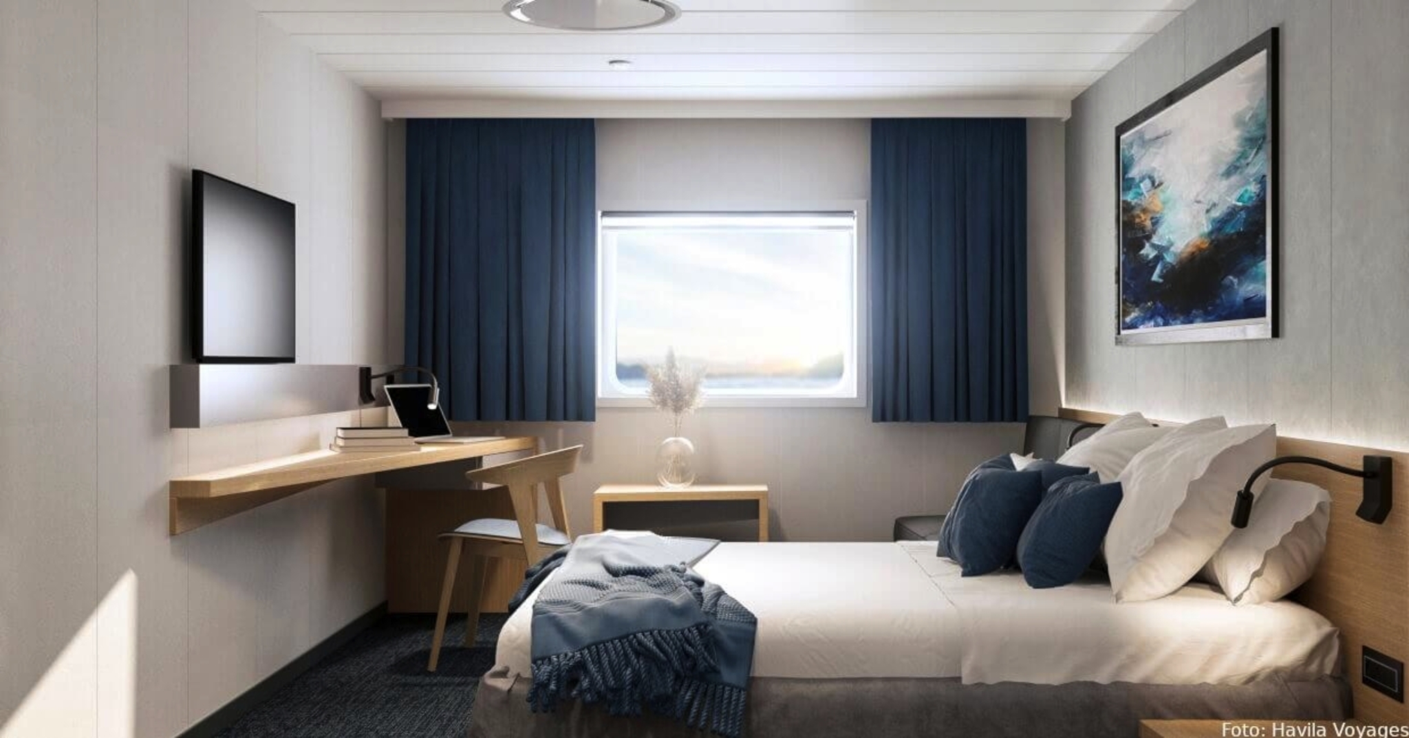 MS Castor, Havilar Voyages, Aussenkabine Bild