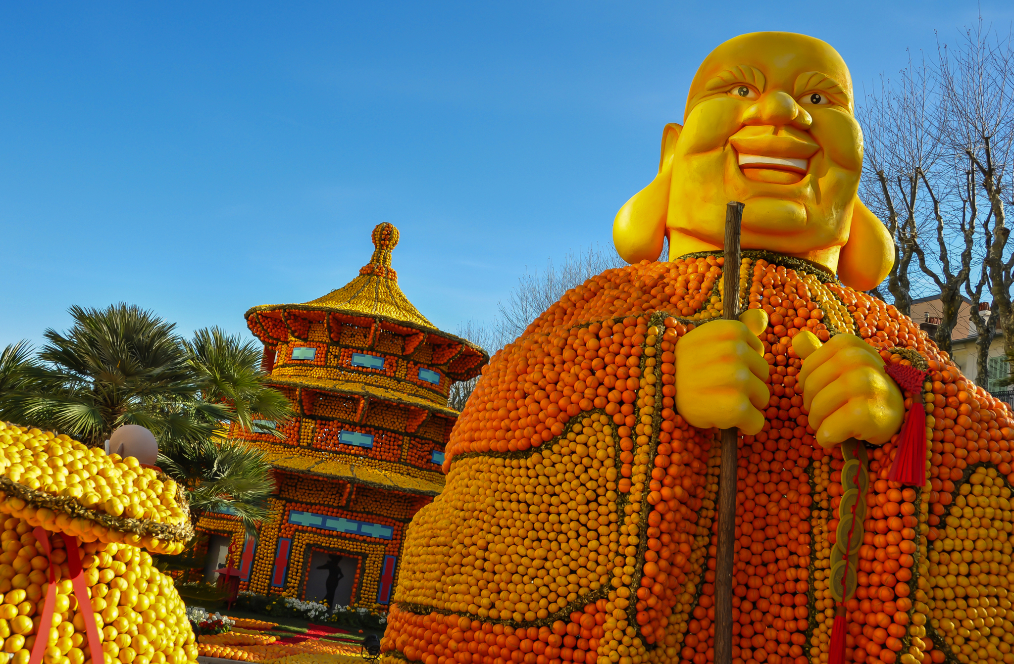 Zitronenfest in Menton Bild