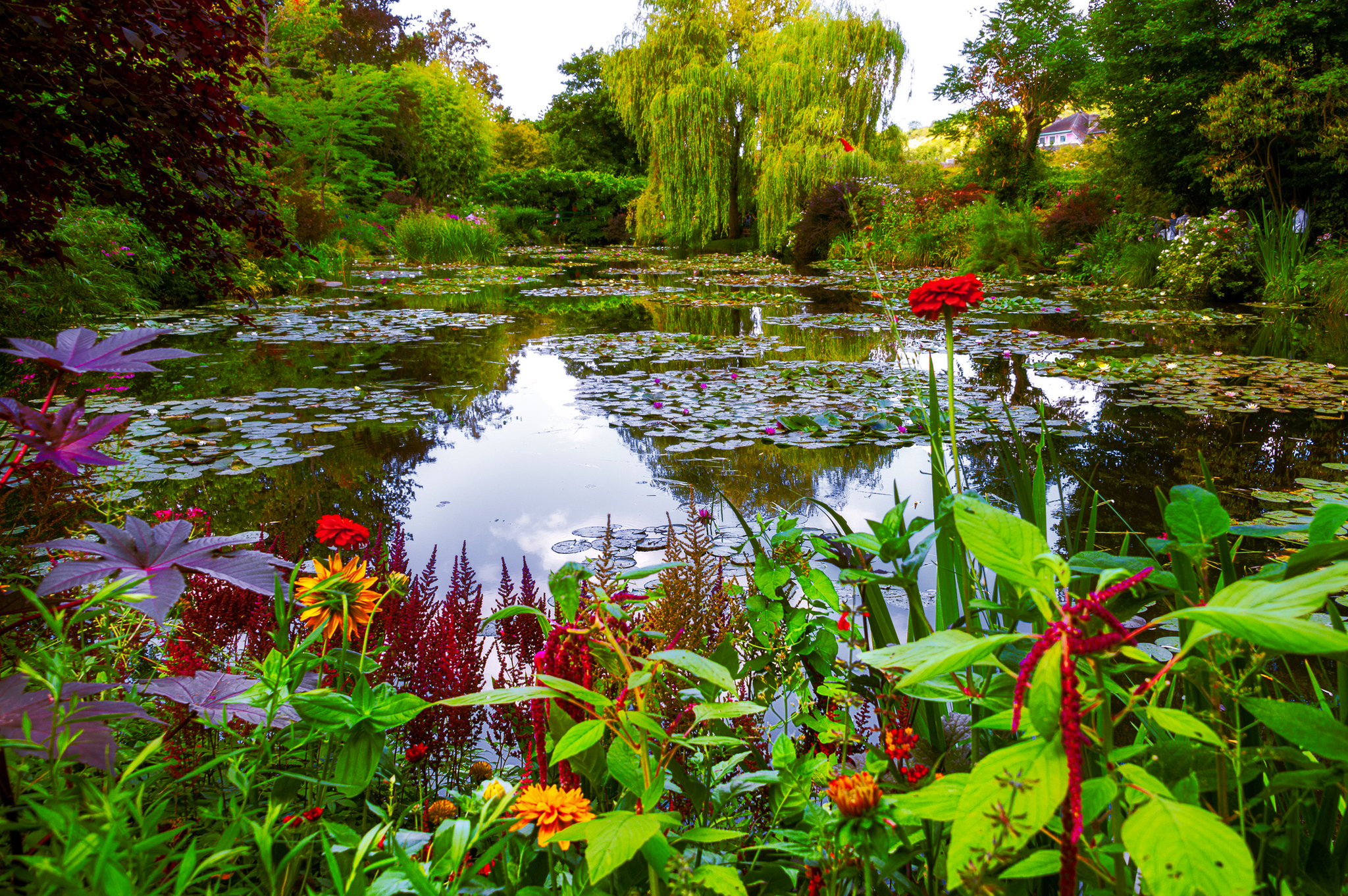 Botanischer Garten des Malers Monet in Giverny Bild