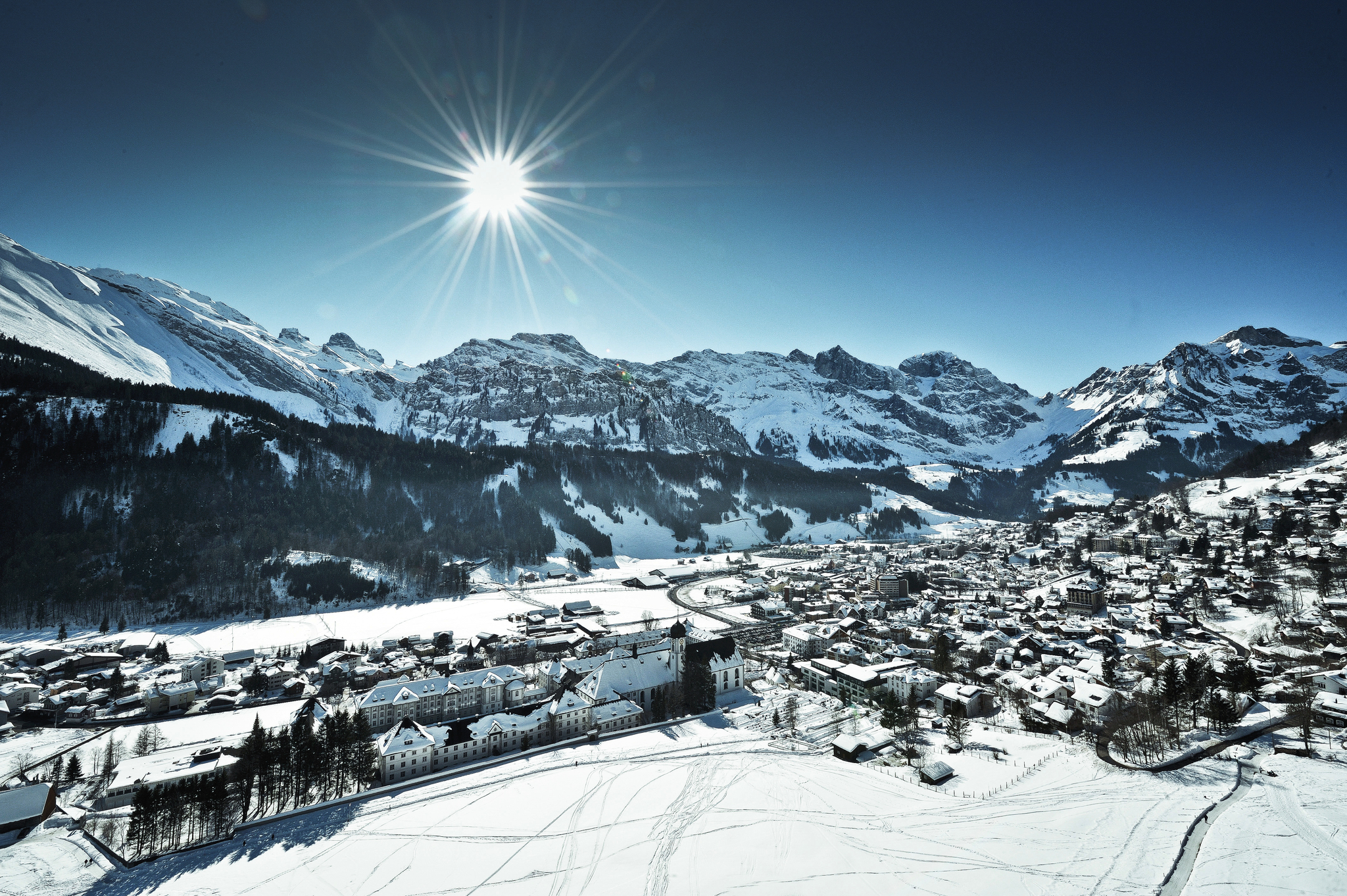 Engelberg im Winter Engelberg im Winter Bild