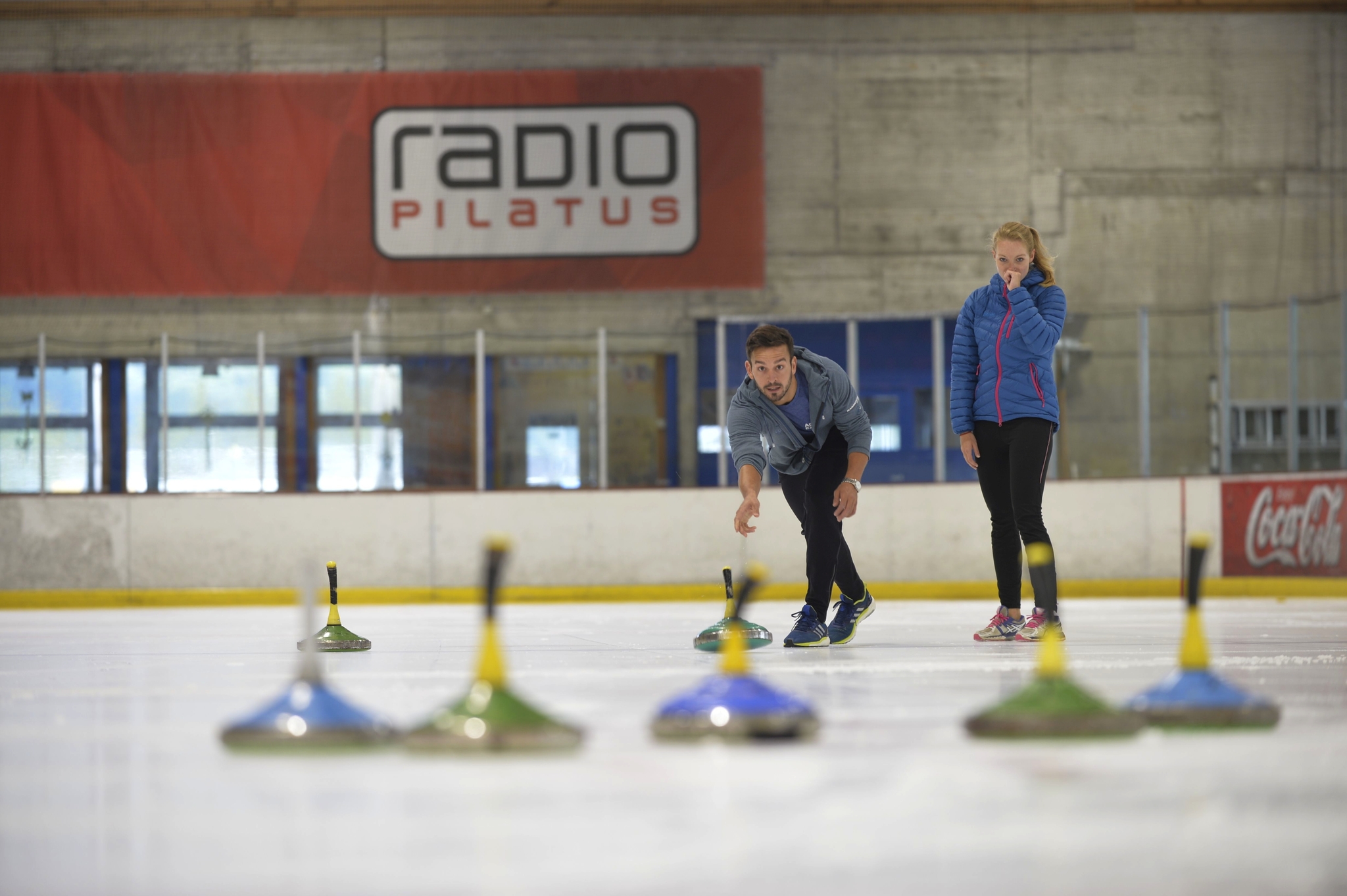 Eisstockschiessen Eisstockschiessen Bild