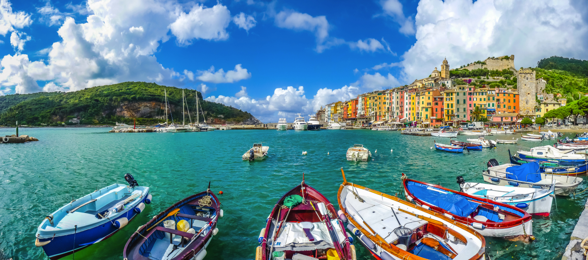 Fischerdorf Portovenere Bild