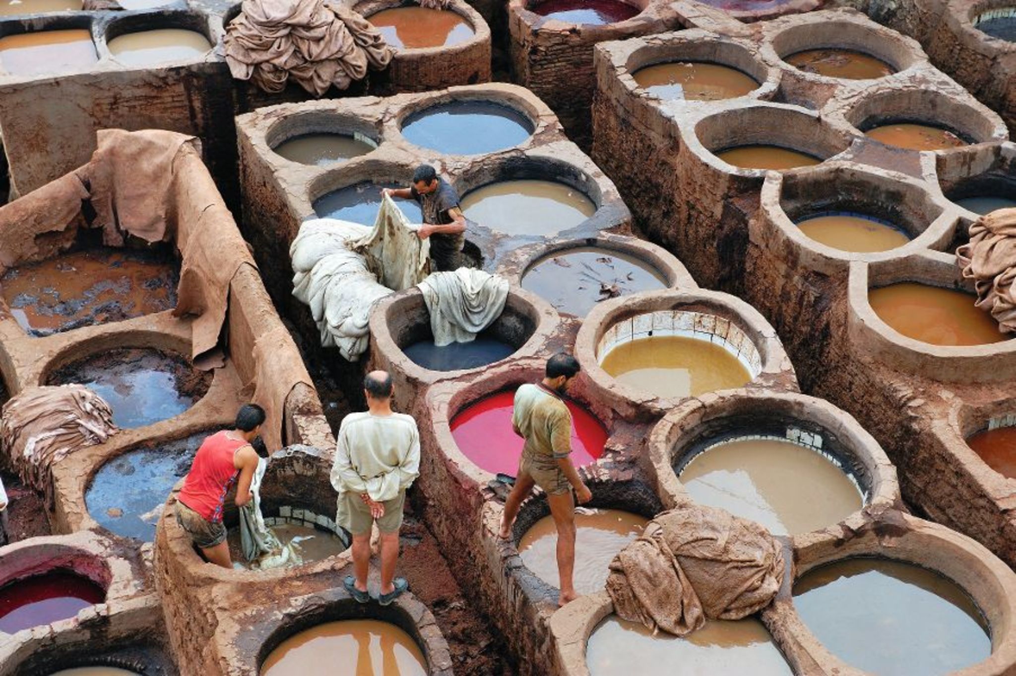 Gerberbiertel in Fès Bild