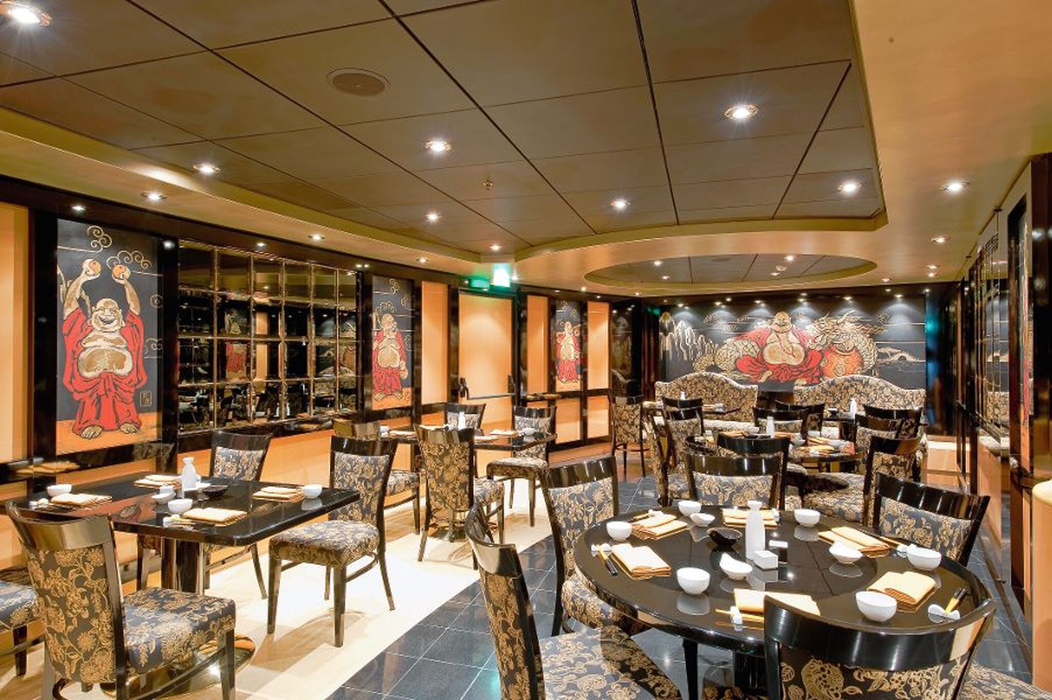 Restaurant auf dem Kreuzfahrtschiff MSC Magnifica