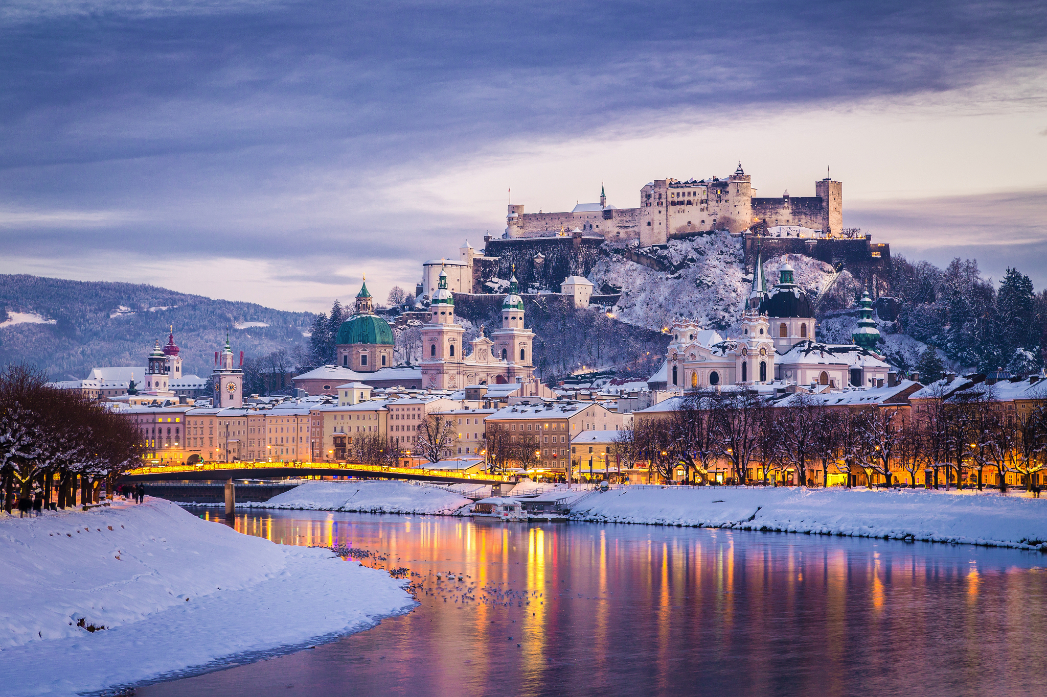 Salzburg im Winter Bild