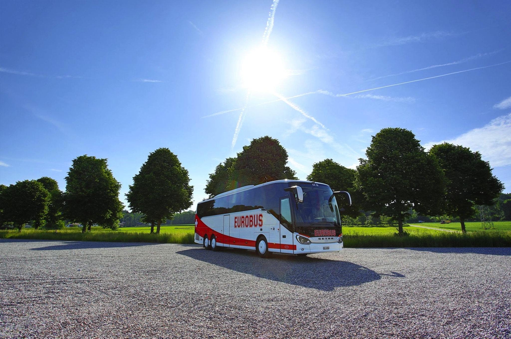 EUROBUS vor dem Reisezentrum Bild