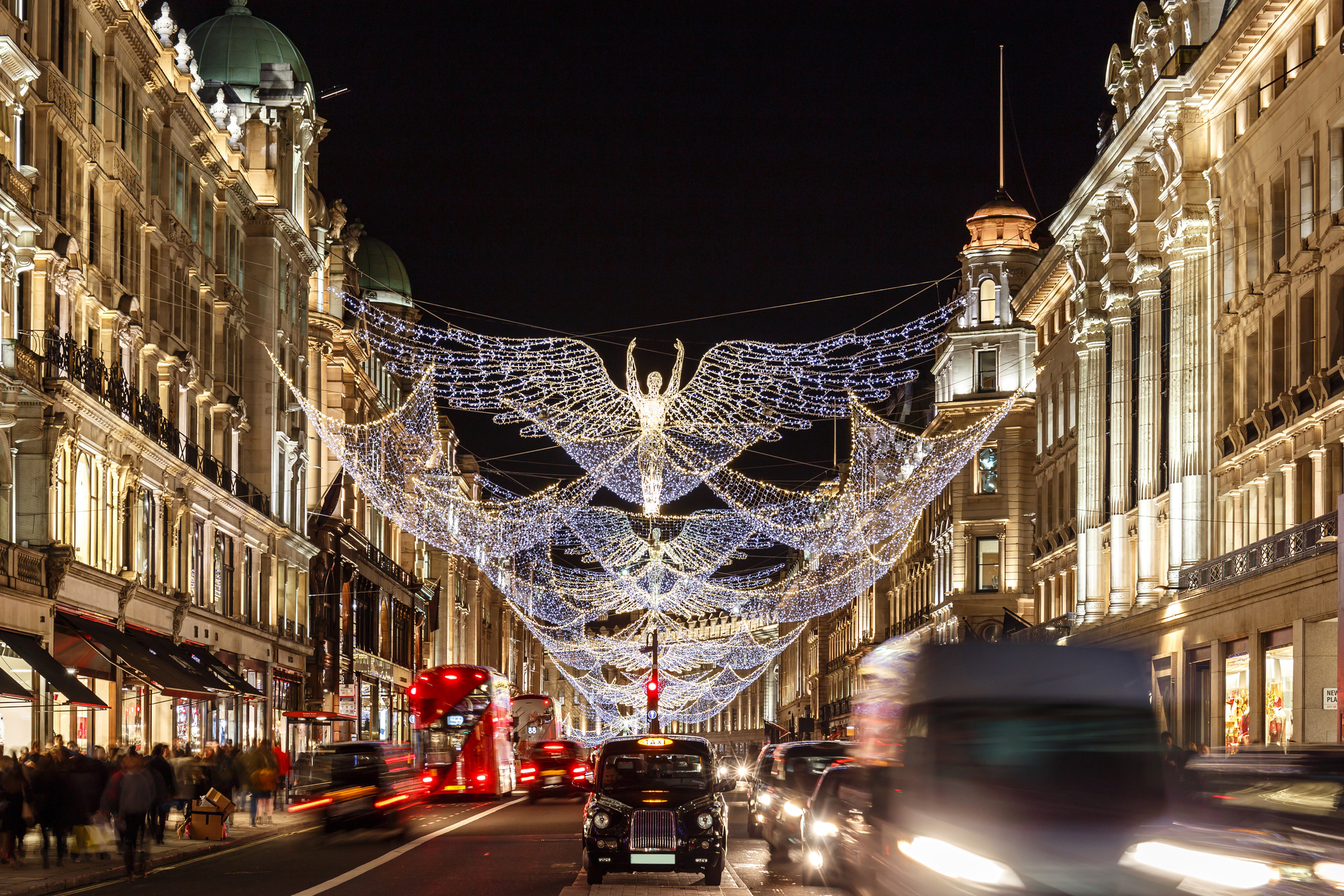 Weihnachtszeit in London Bild