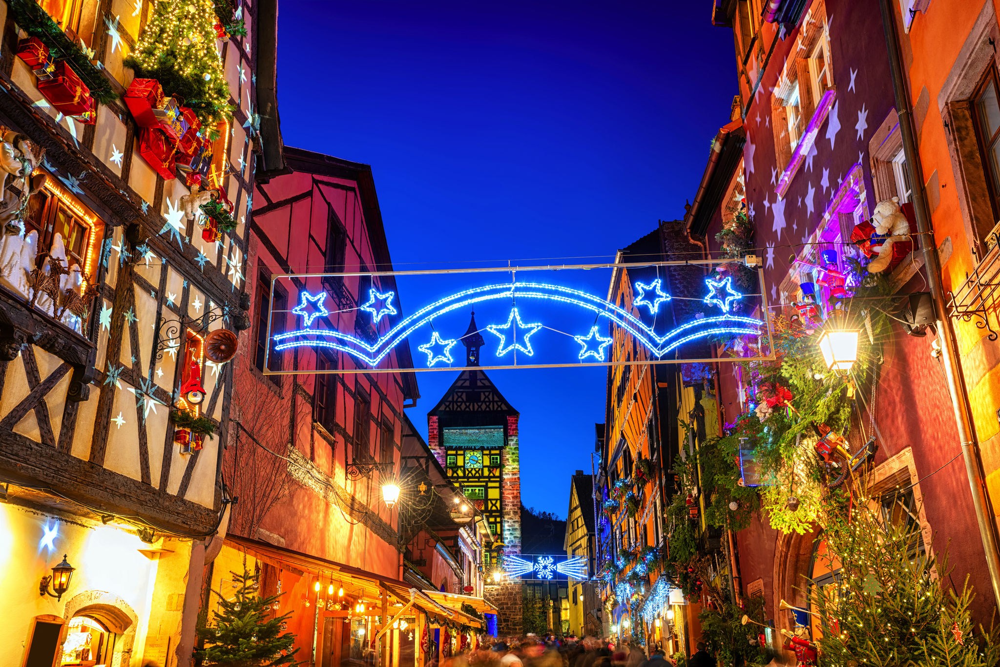 Märchenhaftes Ambiente in Riquewihr Bild