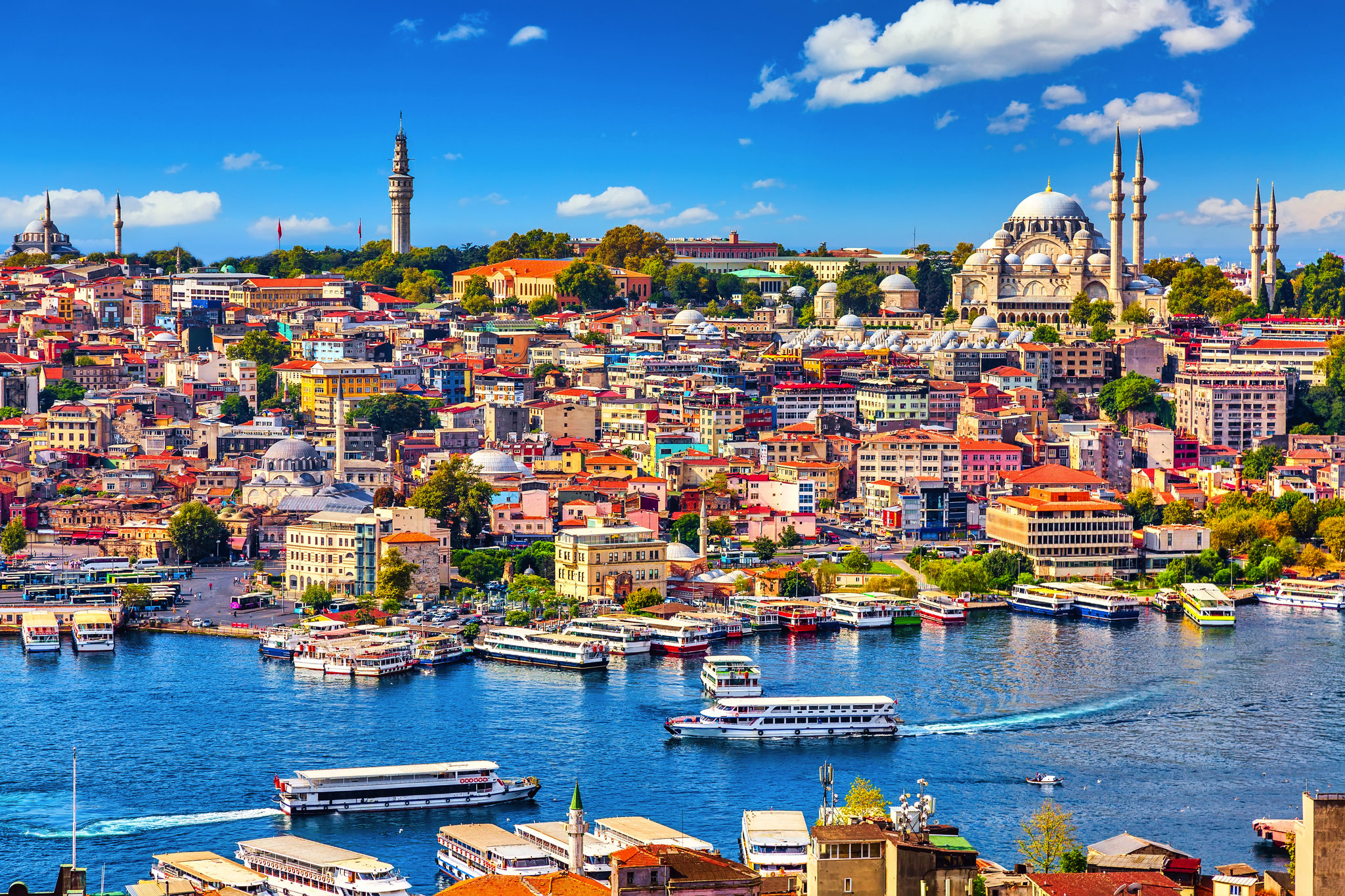 Blick auf Istanbul Bild