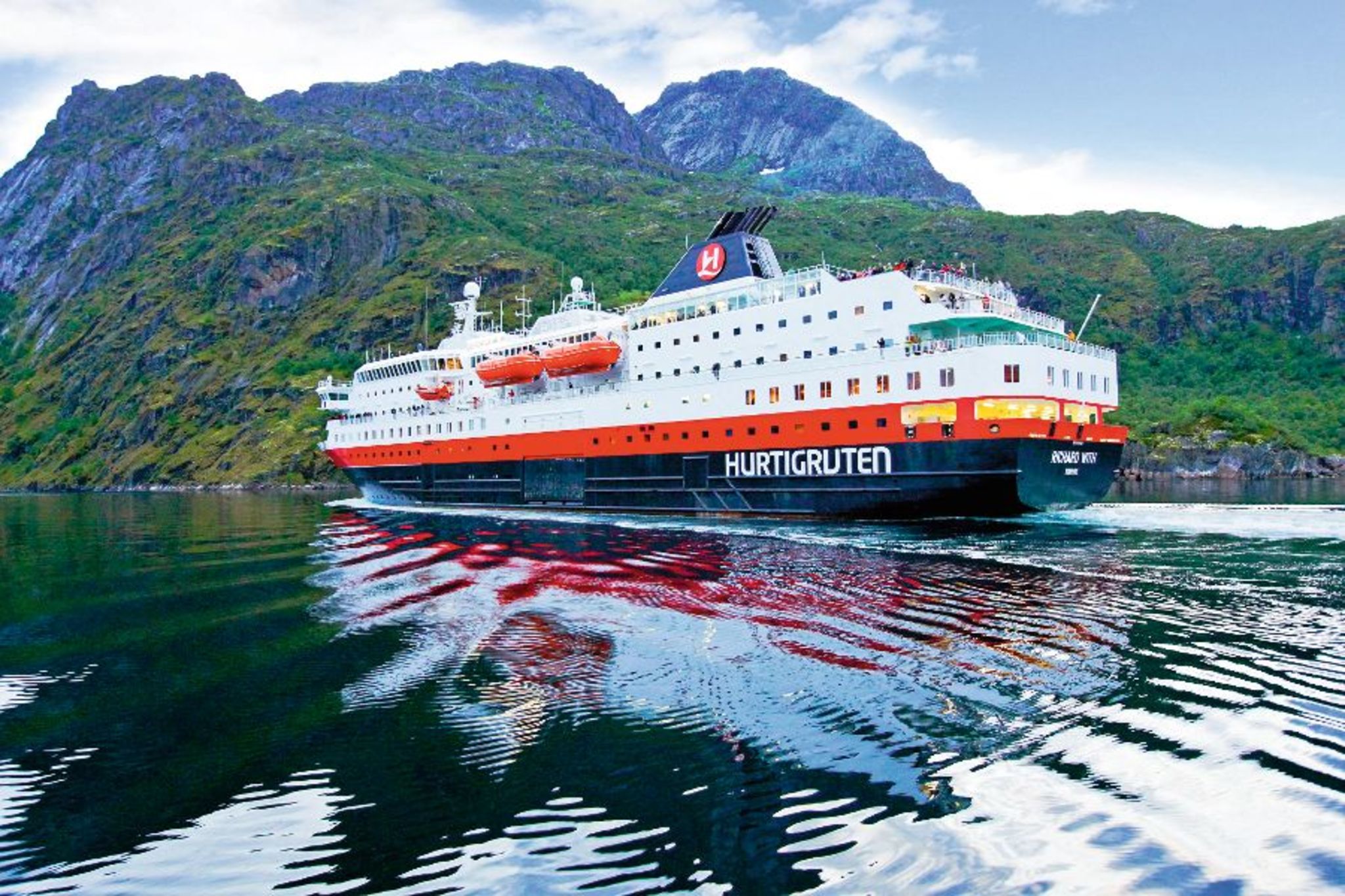 Hurtigruten Postschiff Bild