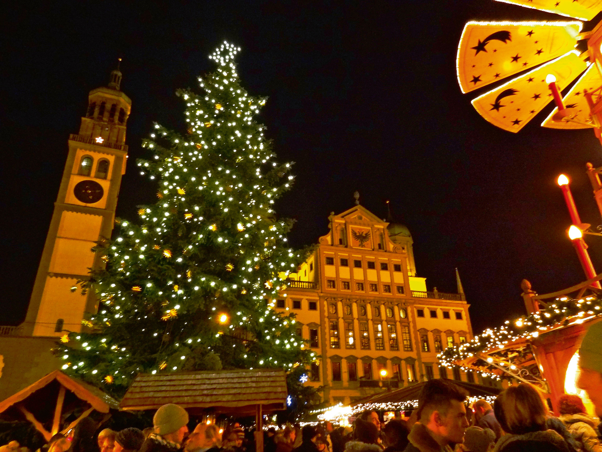Weihnachtsmarkt Augsburg Bild