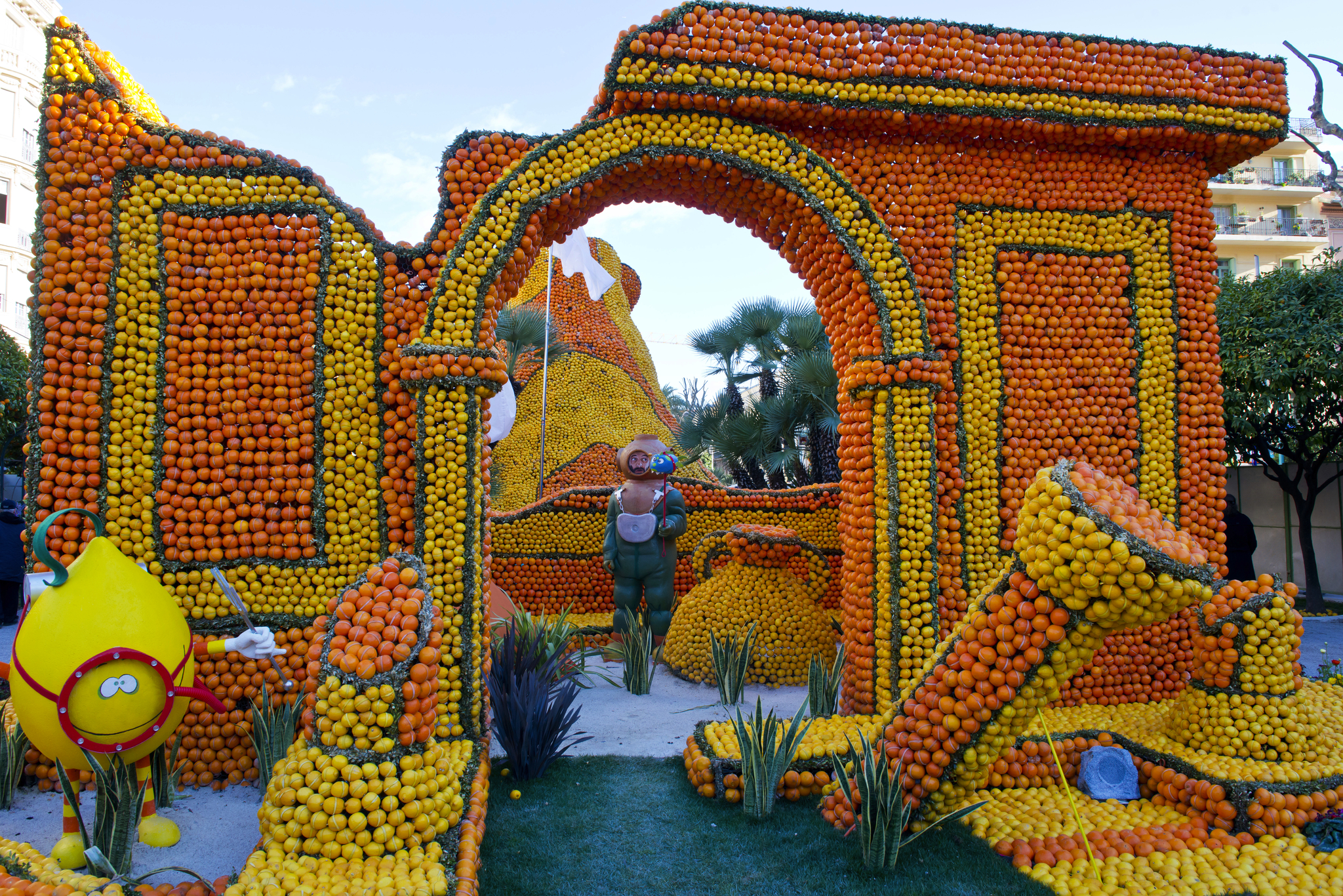 Zitronenfest Menton Bild