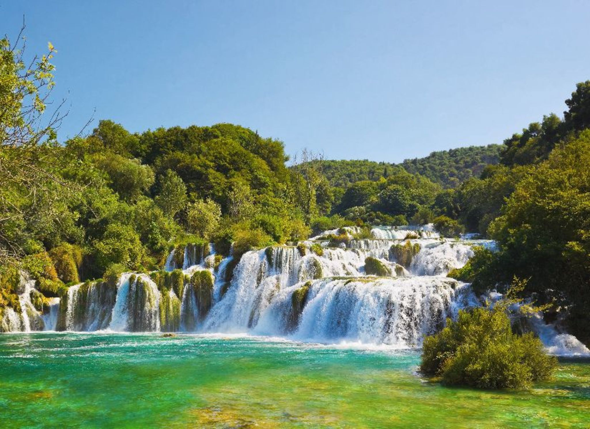Krka Wasserfall Bild