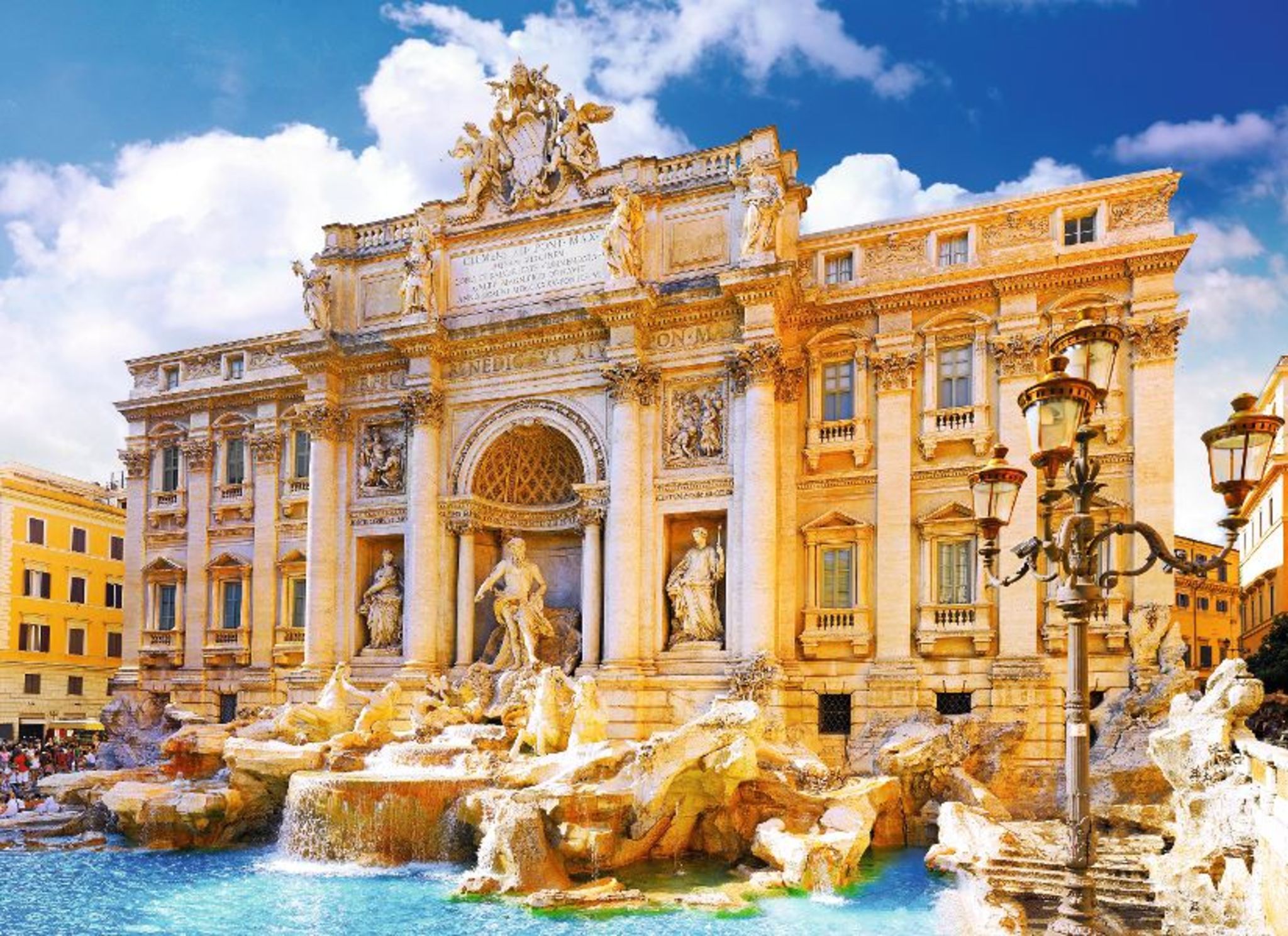 Trevi Brunnen Rom Bild