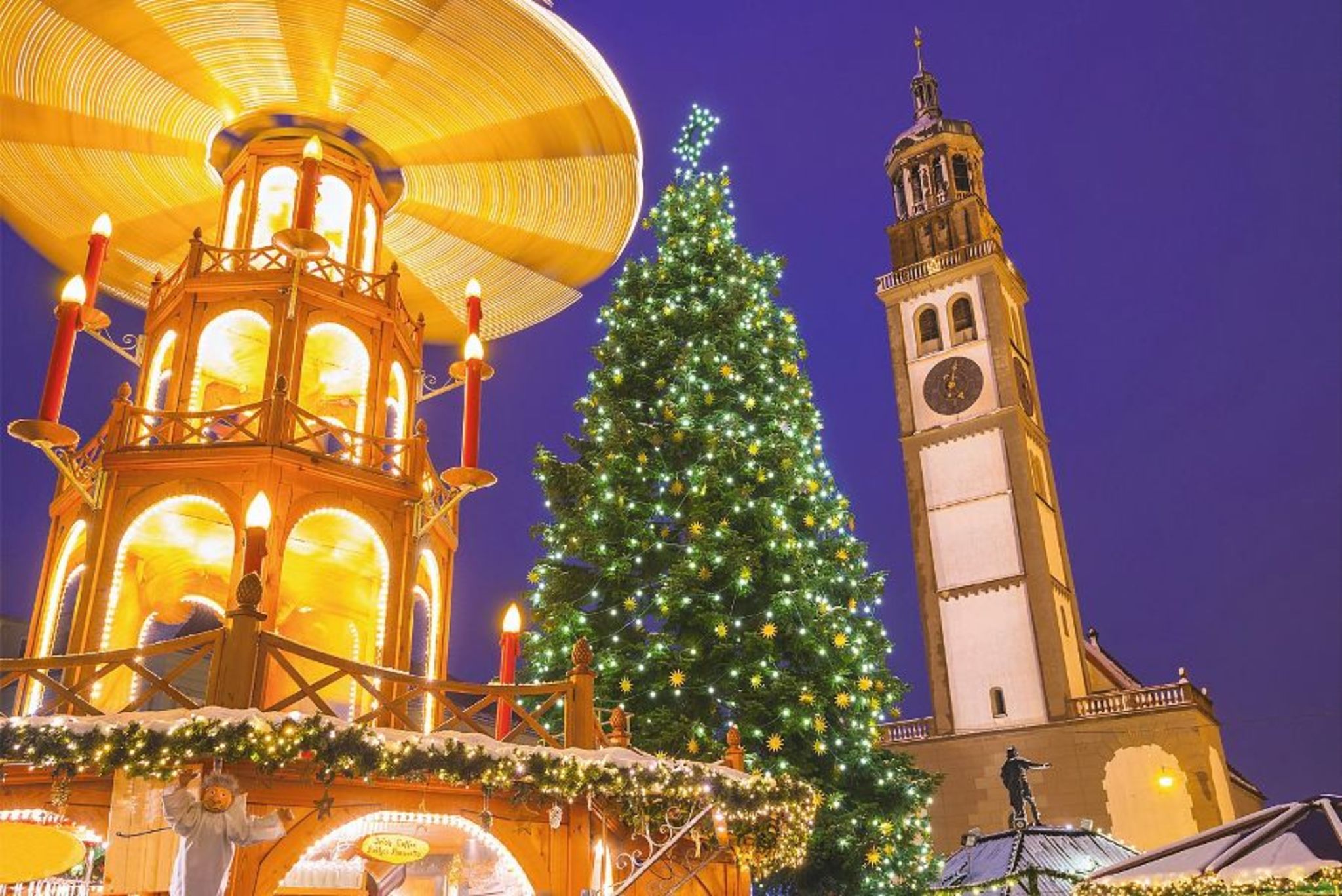 Weihnachtsmarkt Augsburg Bild