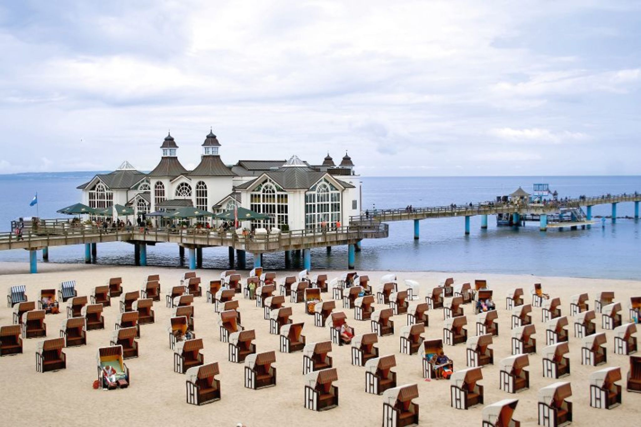 Seebrücke in Sellin Bild