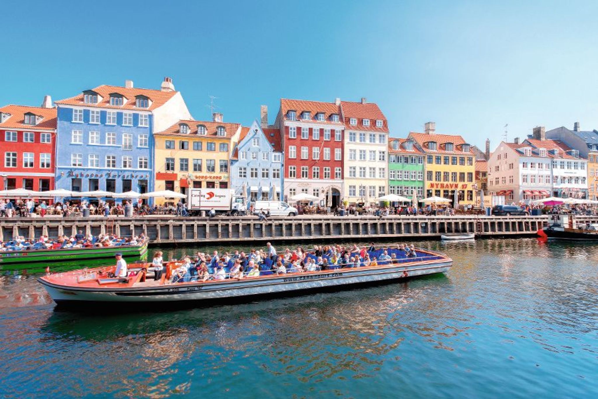 Nyhavn in Kopenhagen Bild
