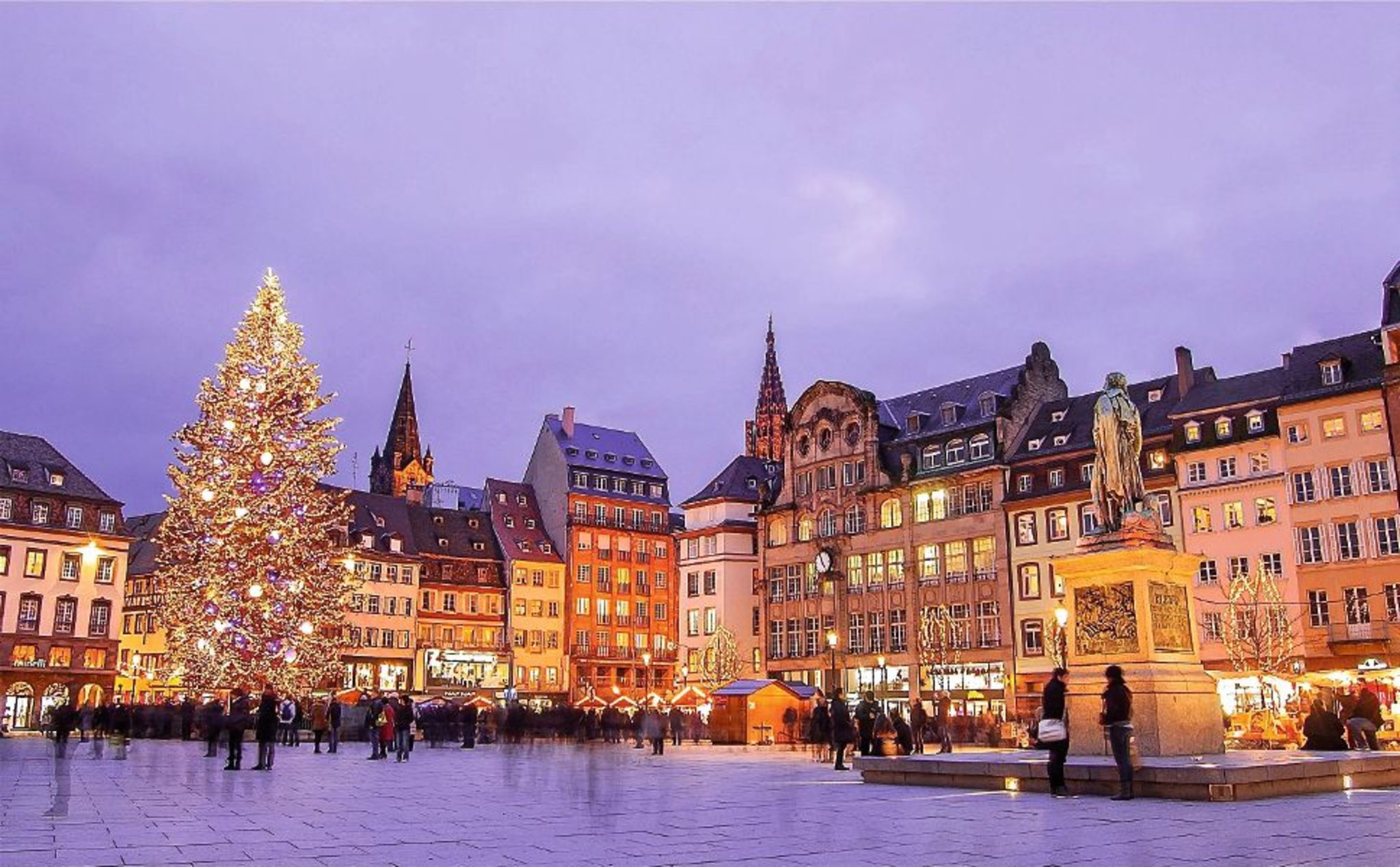 Weihnachtsmarkt Strassburg Bild