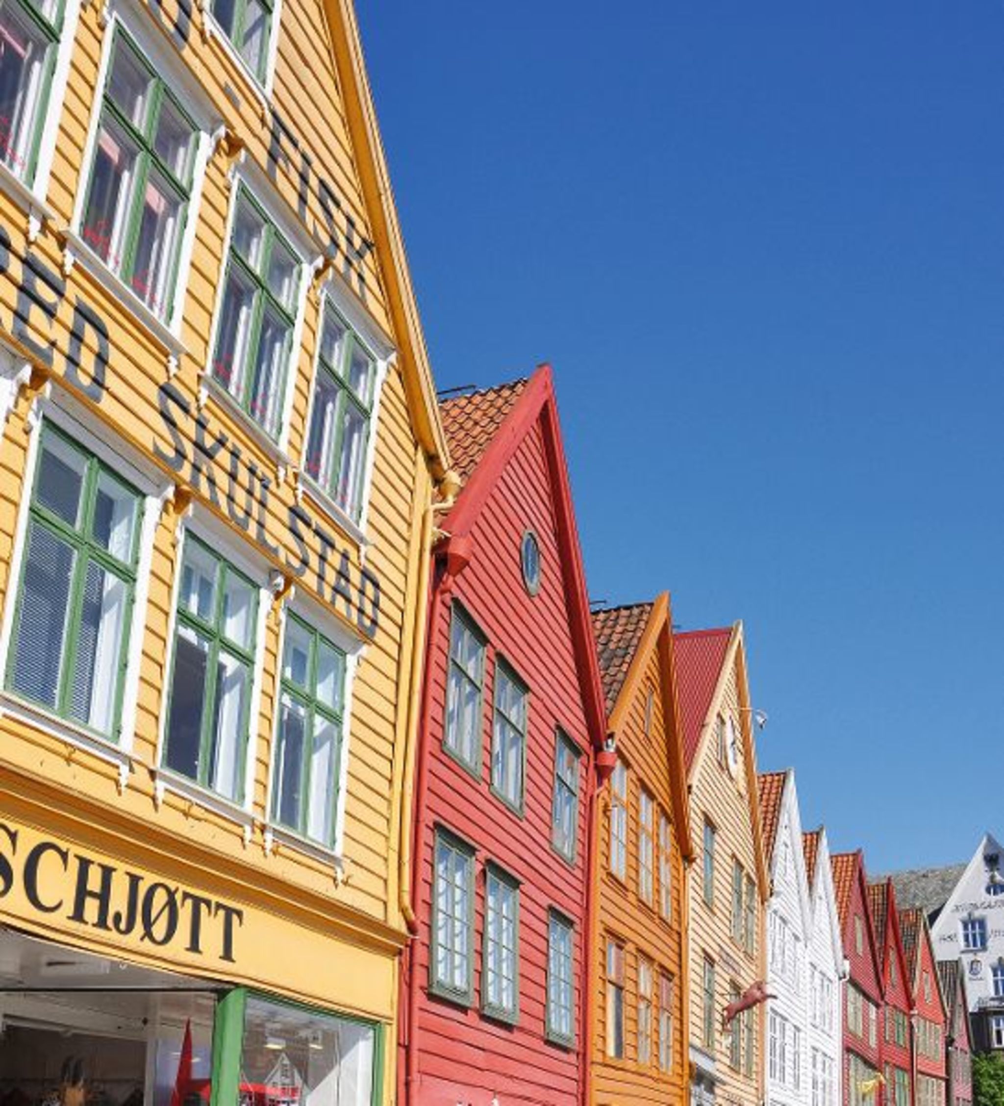 Bryggen - Altstadt in Bergen Bild