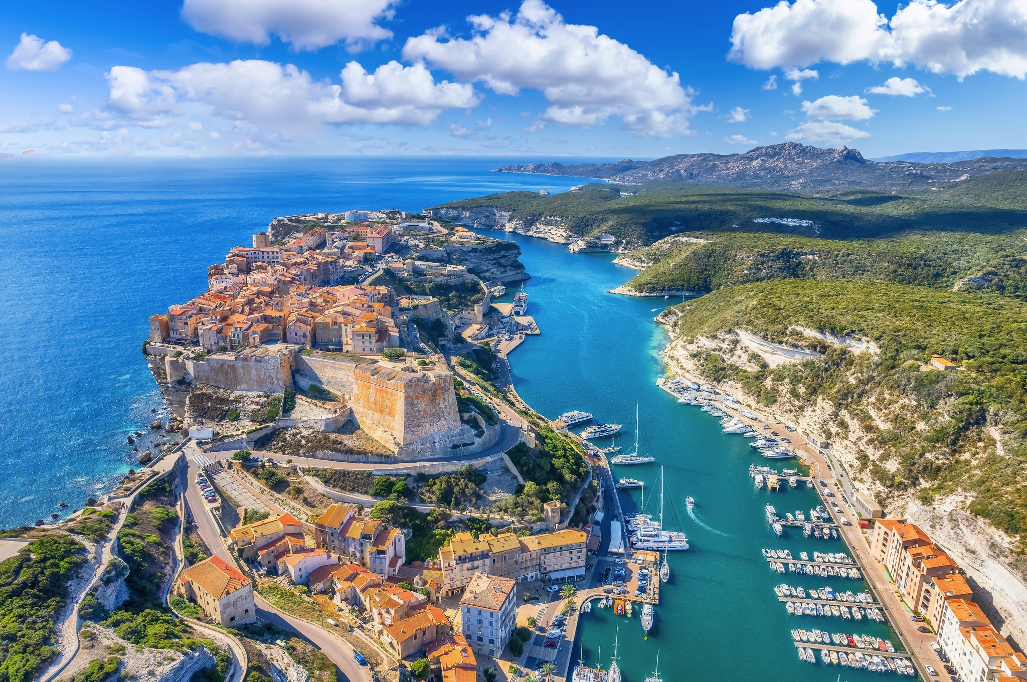 Hafen von Bonifacio Bild