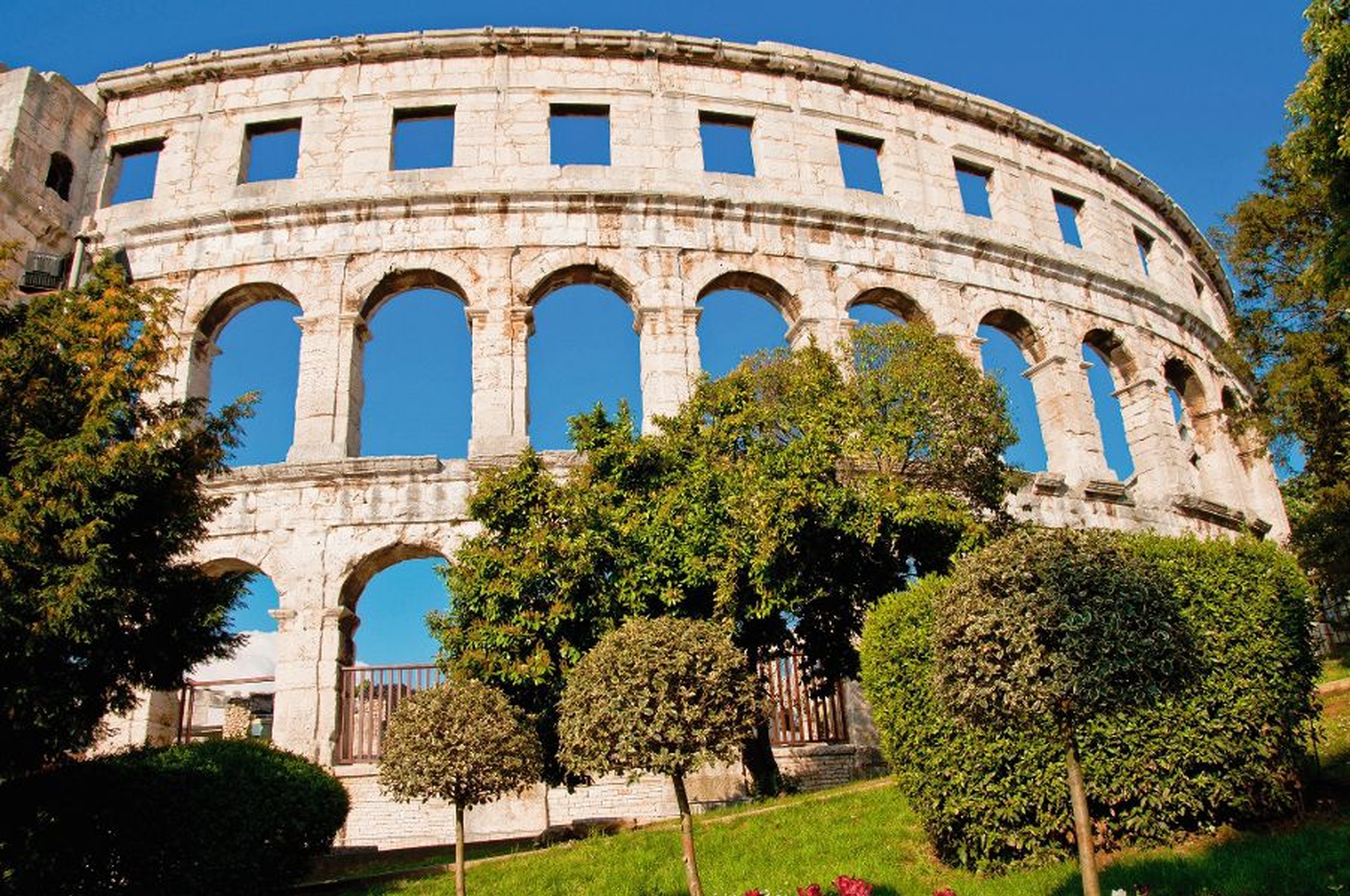 Amphitheater von Pula Bild