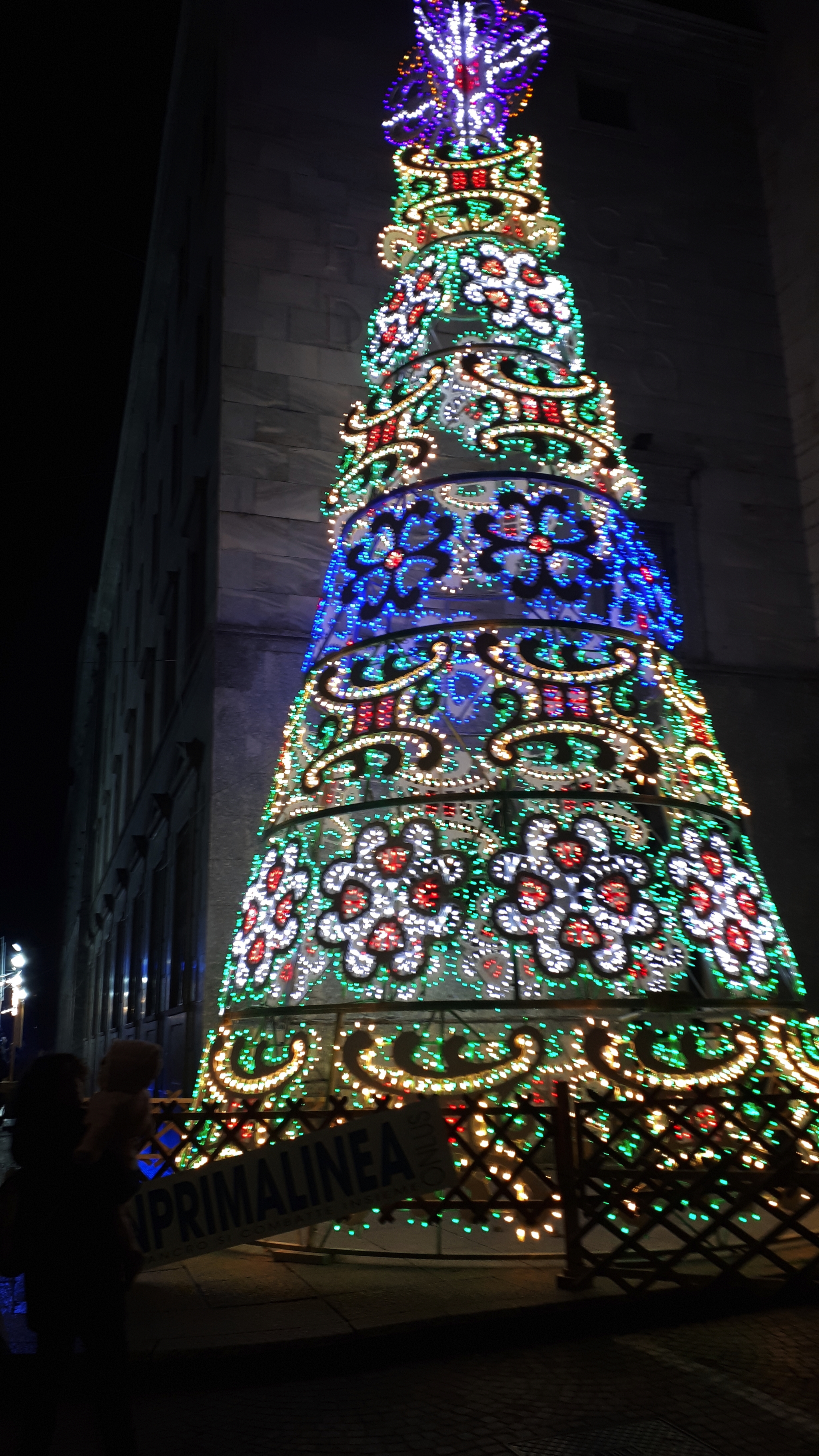 Lake Como Christmas Lights Bild