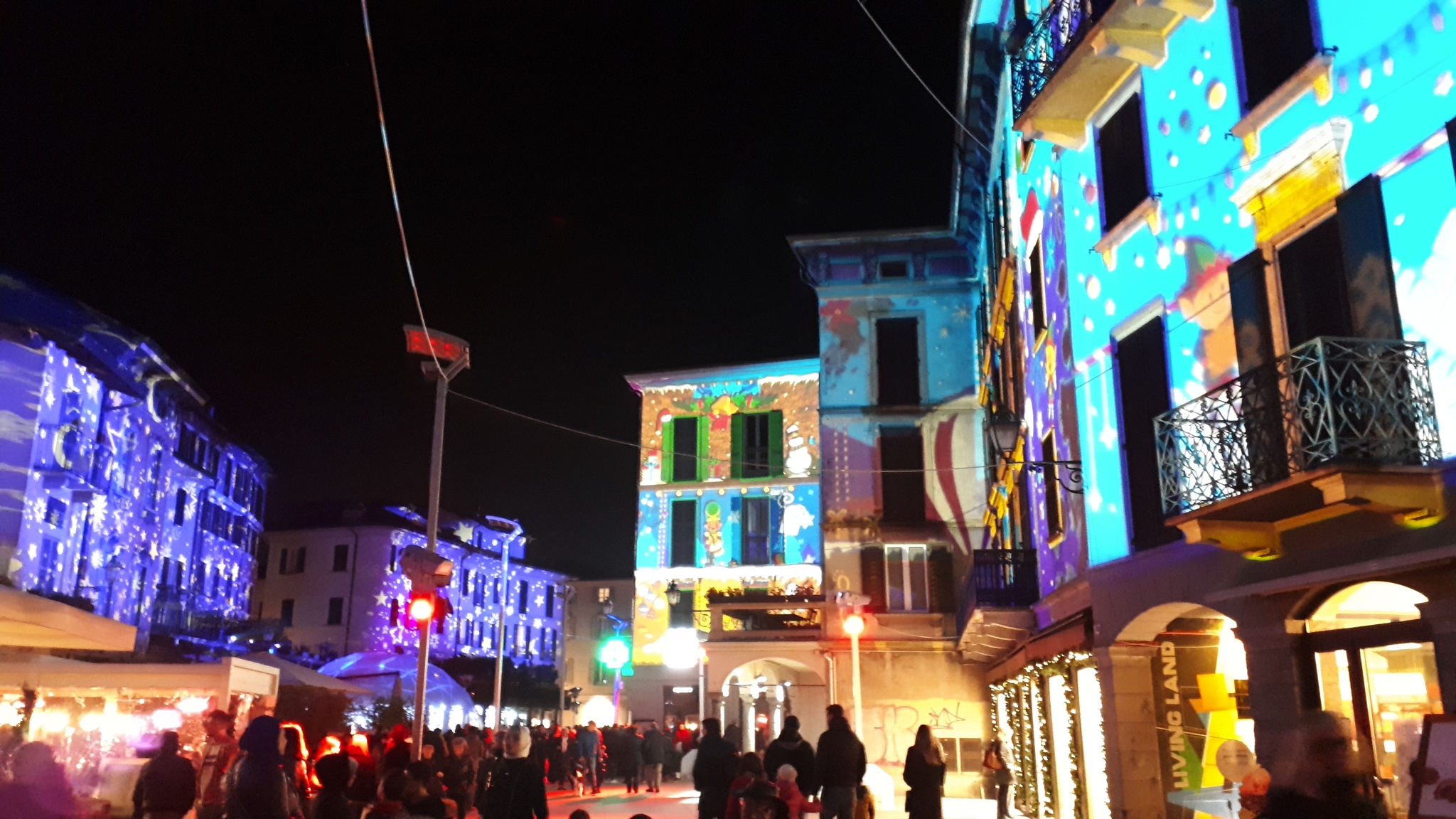 Lake Como Christmas Lights Bild