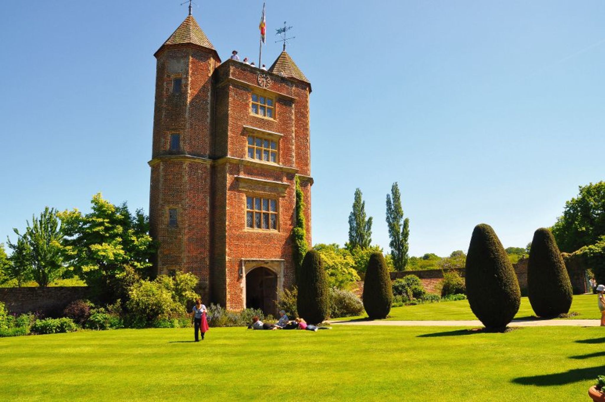 Die Türme im Garten von Sissinghurst Bild
