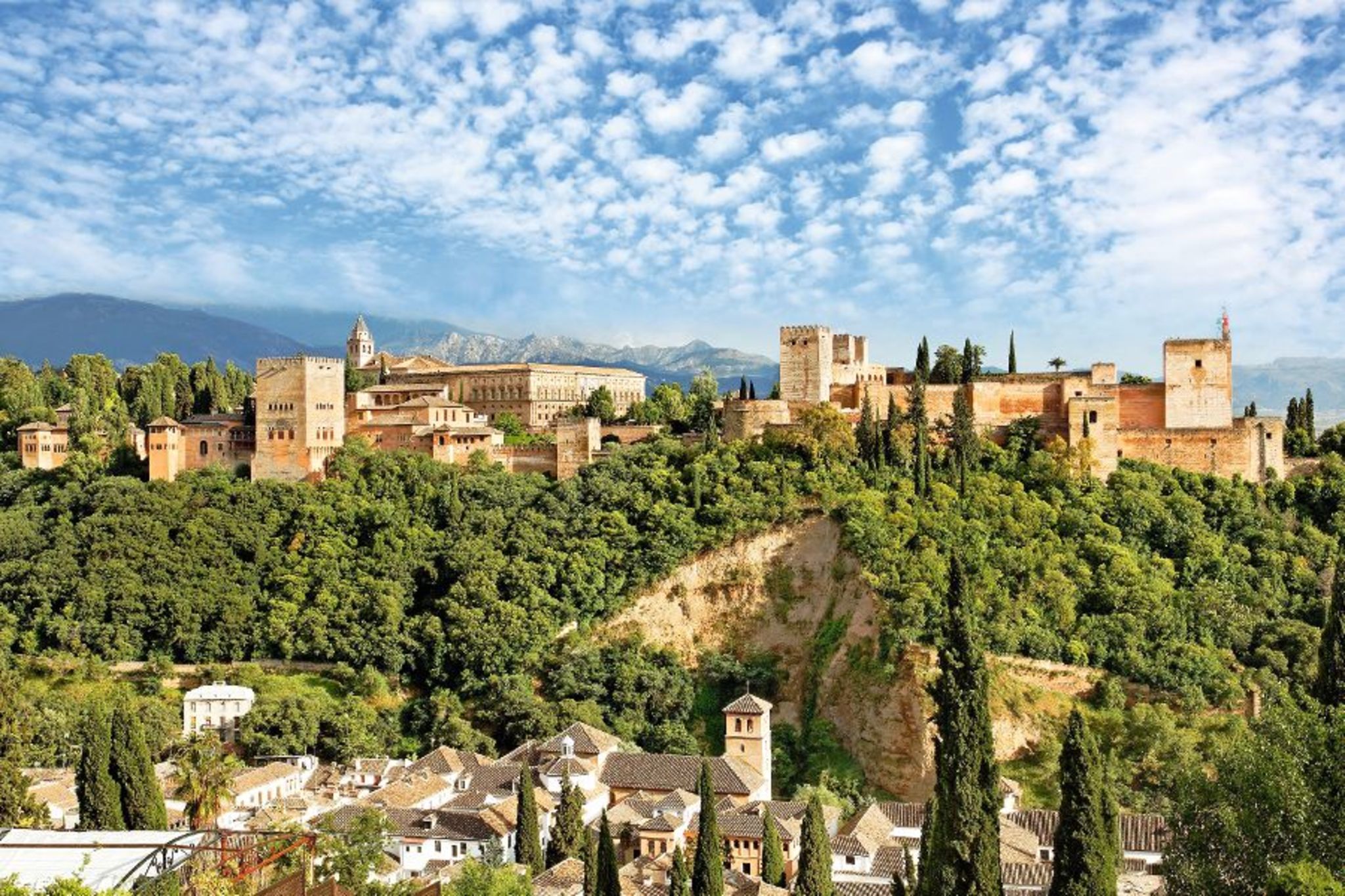 Alhambra in Granada Bild