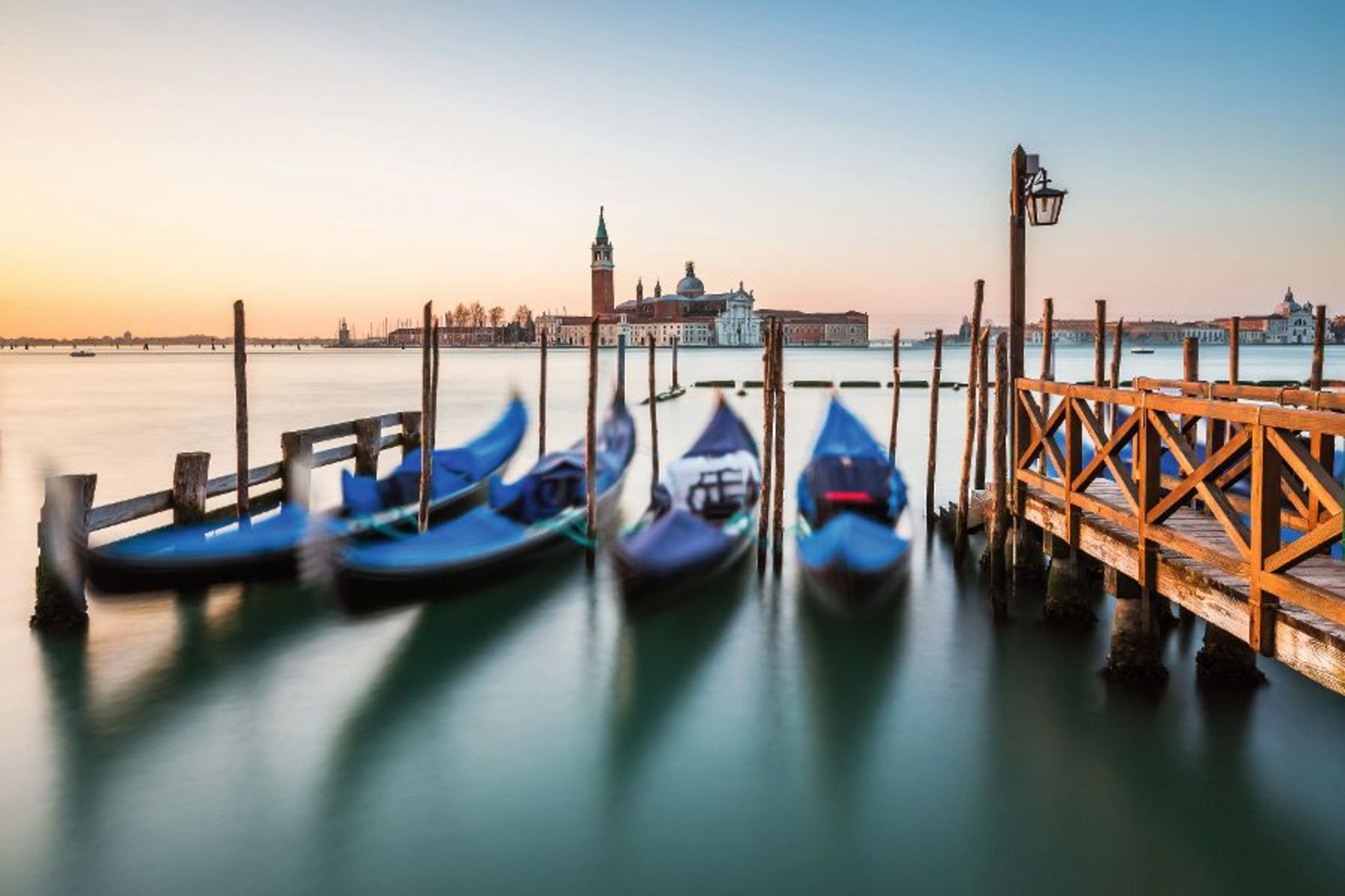 San Giorgio Maggiore, Insel in der Lagune von Venedig Bild
