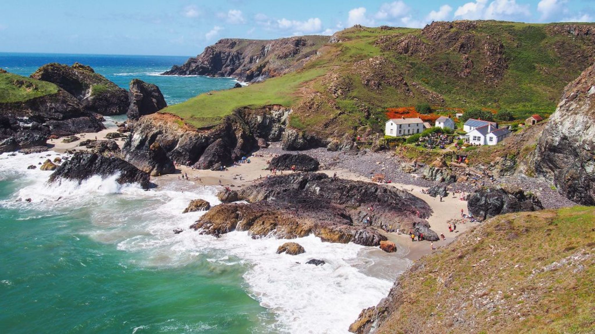 Kaynance Cove in Cornwall Bild