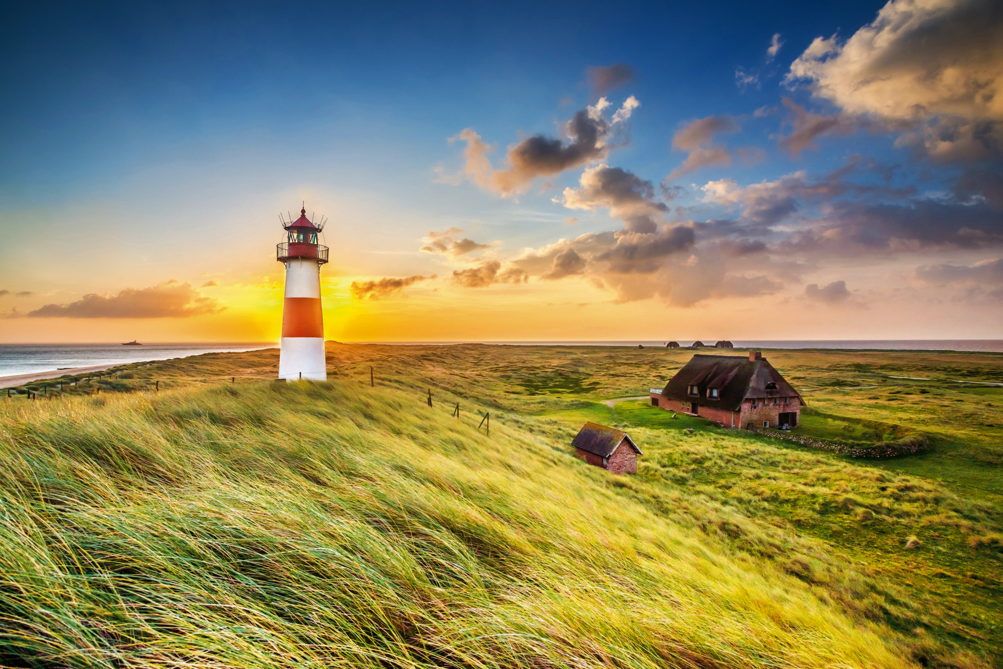 Leuchtturm auf Sylt  Bild