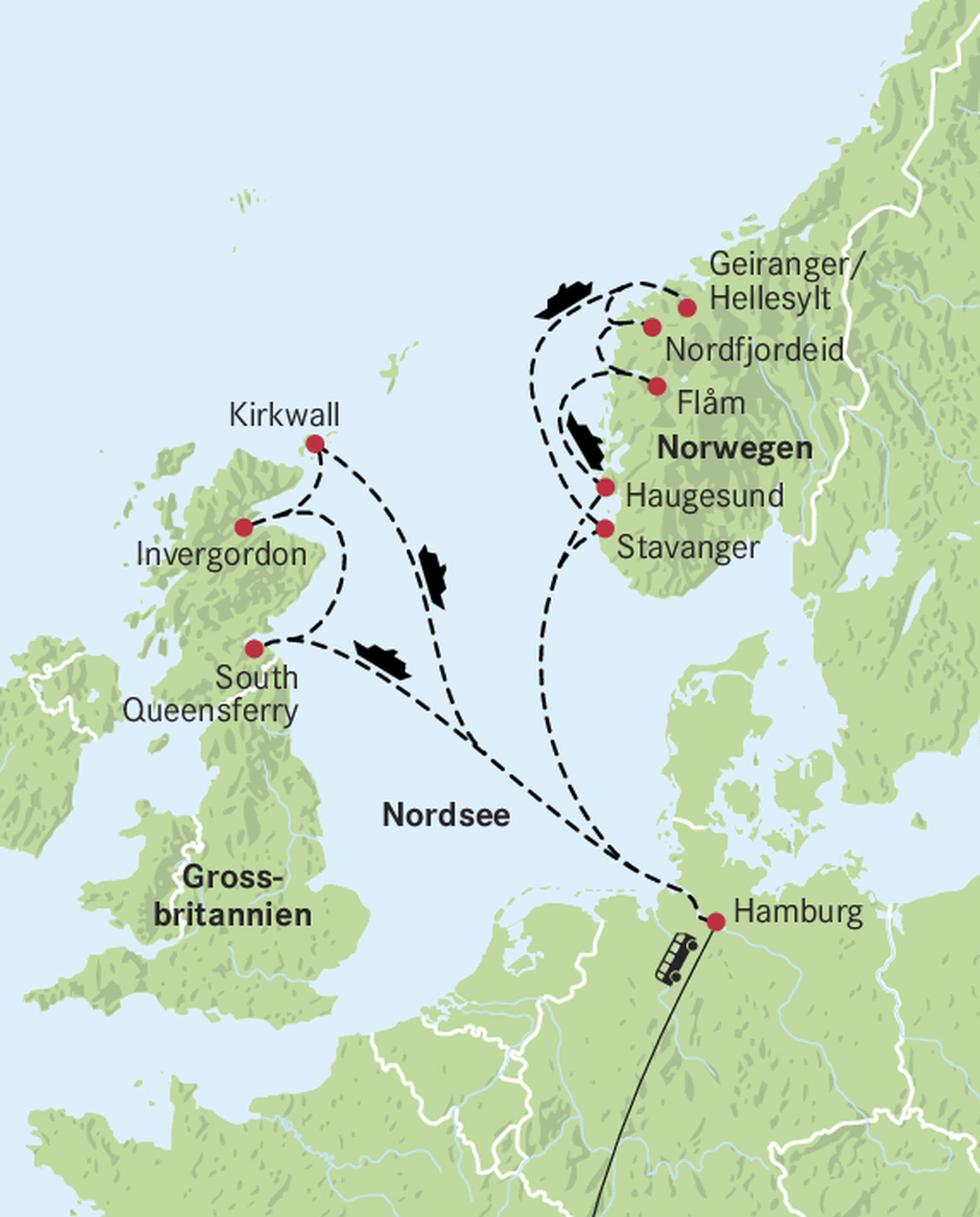 Karte Norwegen_Grossbritannien
