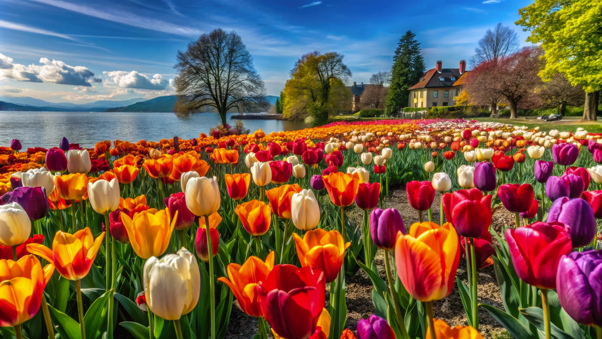 Frühling in voller Blüte Bild