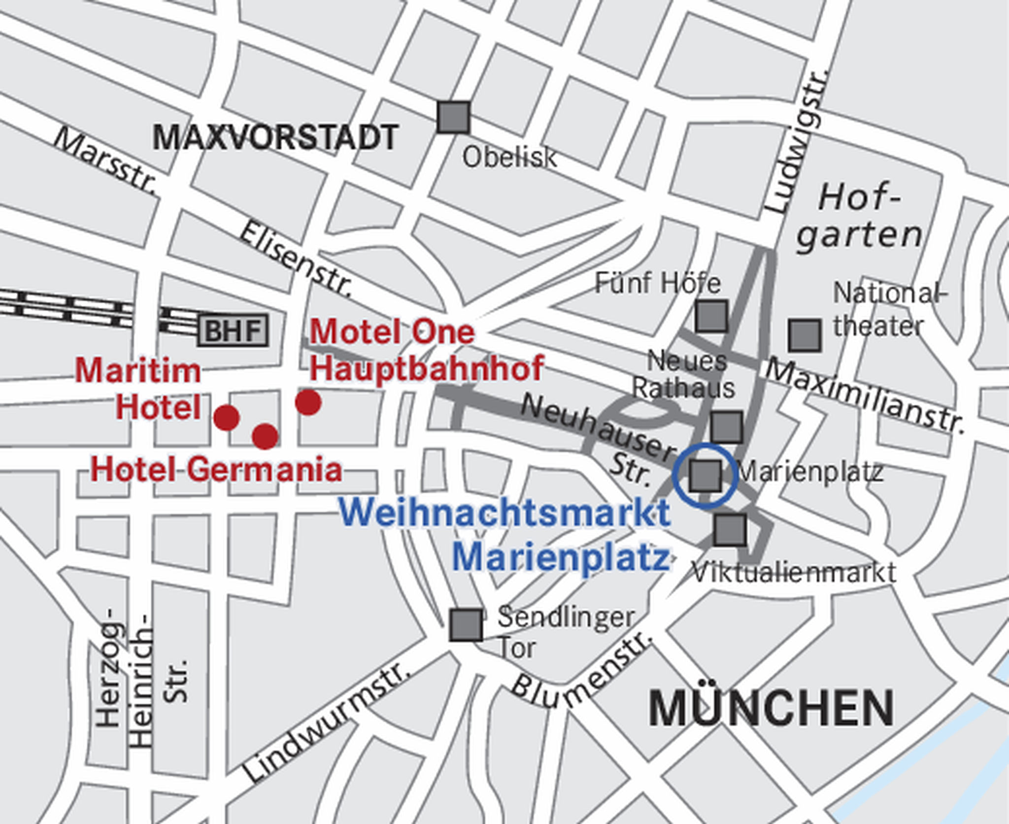 Stadtkarte München